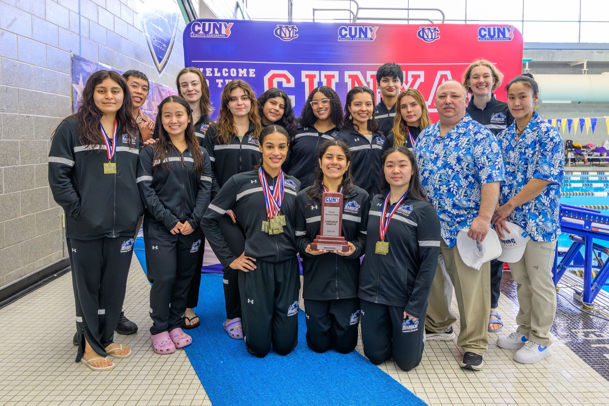 2025-26 CUNYAC Women's Swimming 2nd Place