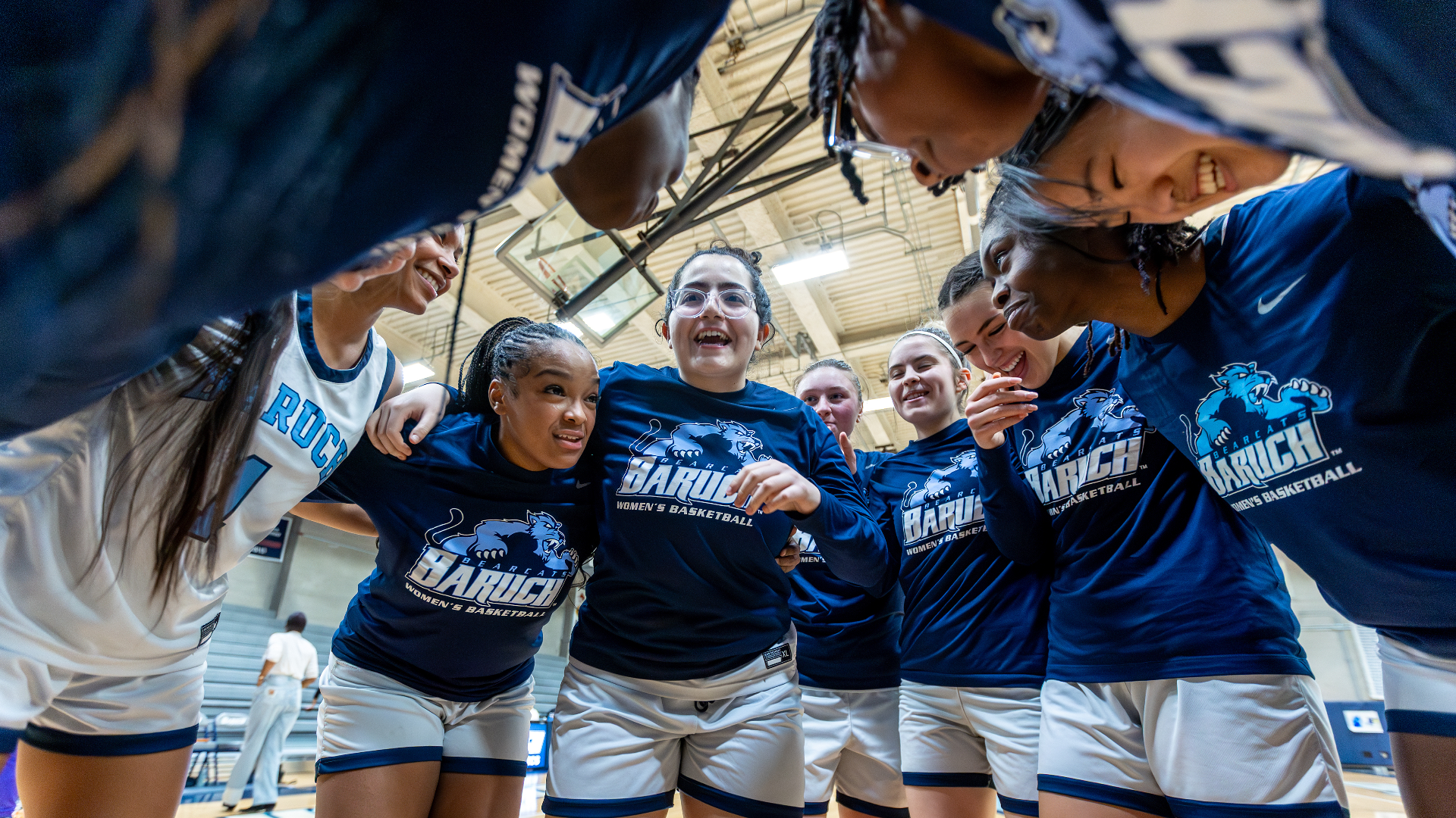 2025-26 Baruch Women's Basketball Huddle