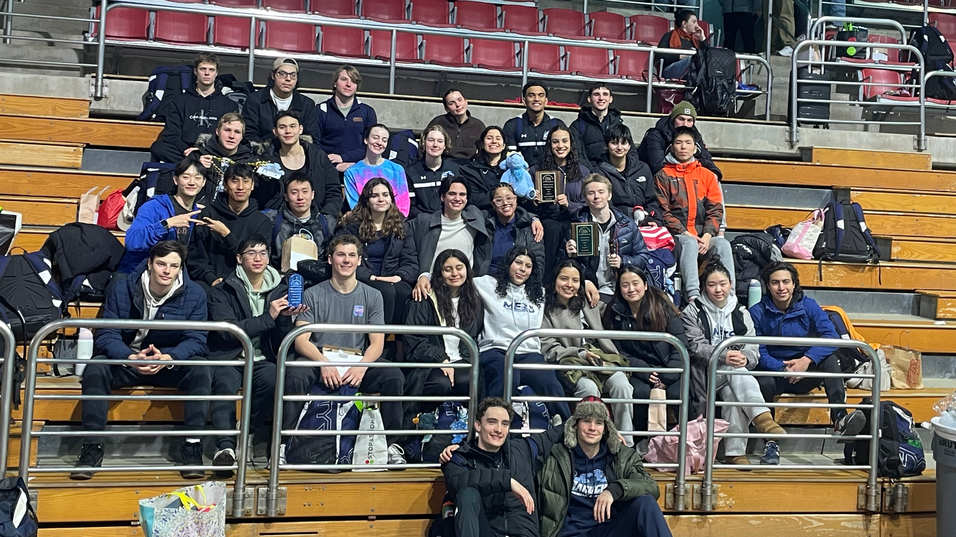 2025-26 Bearcats at Metro Swimmimg Finals Group Photos