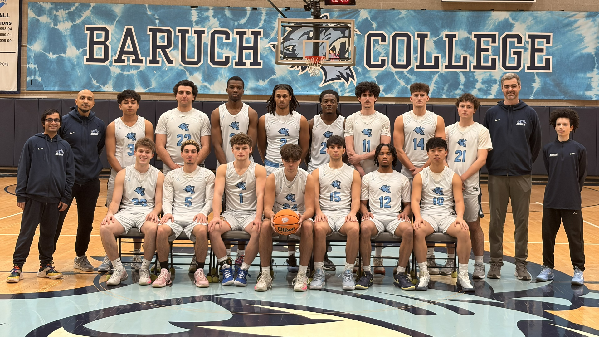2025-26 Baruch Men's Basketball Team Picture