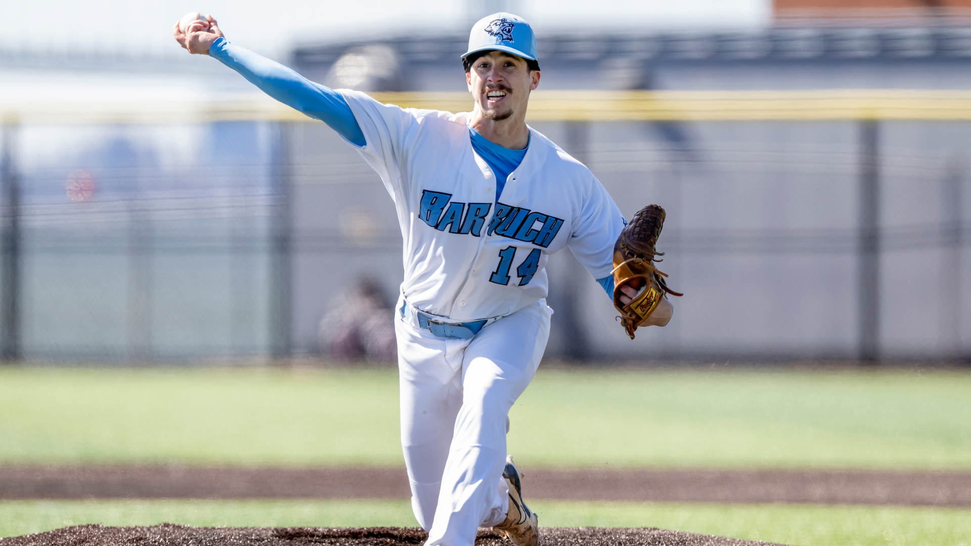 Benjamin Norwood pitched a solid 6.2 innings against Mount Saint Mary. 