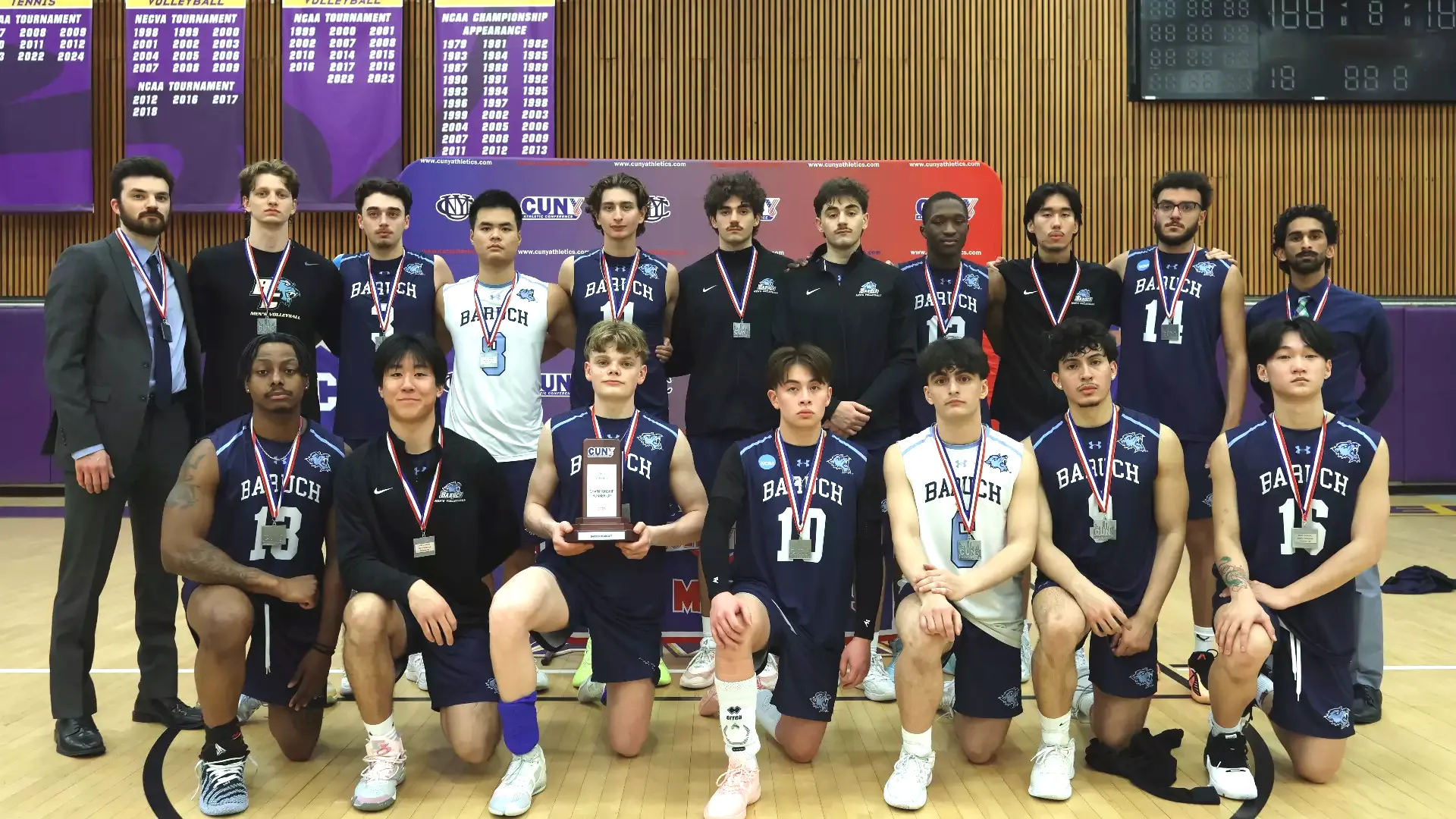 2026 CUNYAC Men's Volleyball Championship Team Picture 1920x1080
