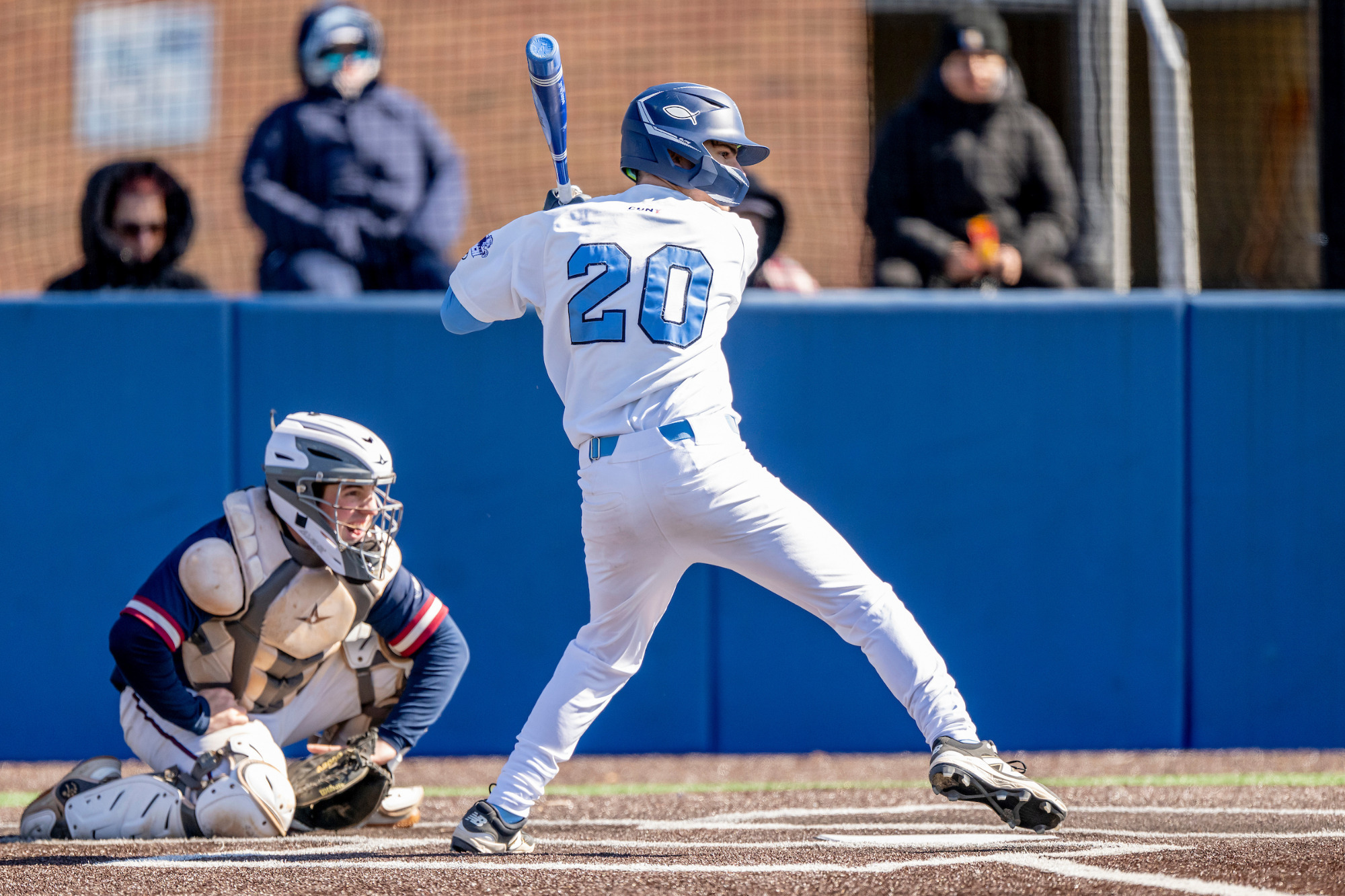 Lorenzo Rodriguez smacks a single to the outfield.