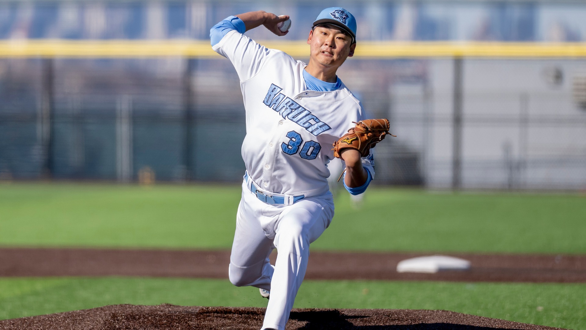 John Kim was a big factor in the baseball's team's game one victory against CCNY. 