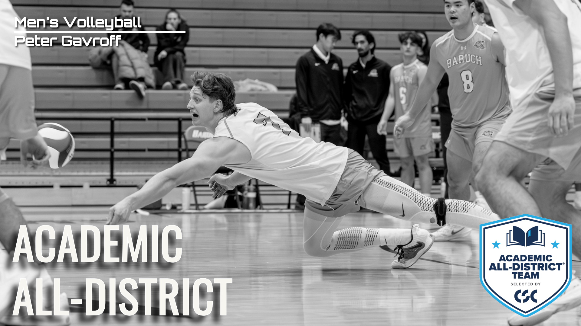 Peter Gavroff CSC Academic All-District