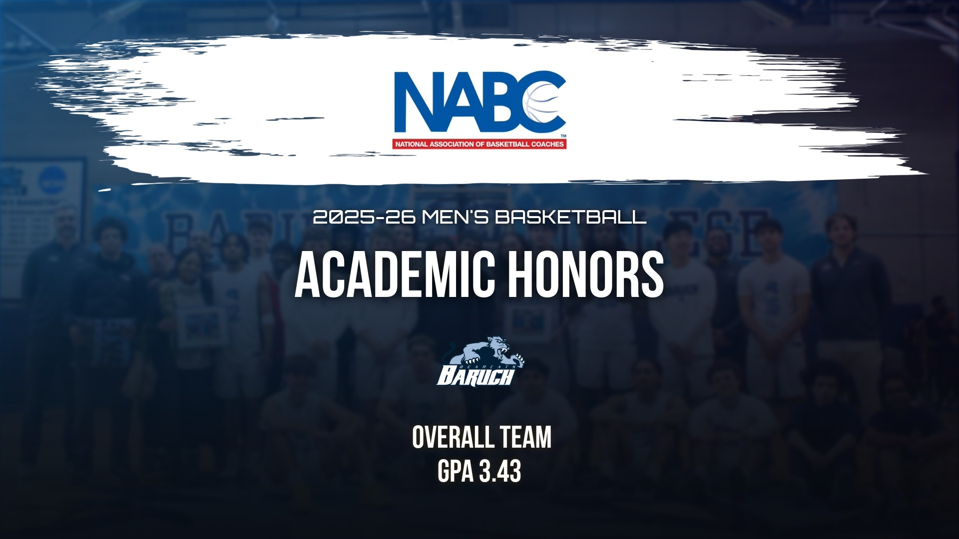 2025-26 NABC Men's Basketball Academic Excellence Team