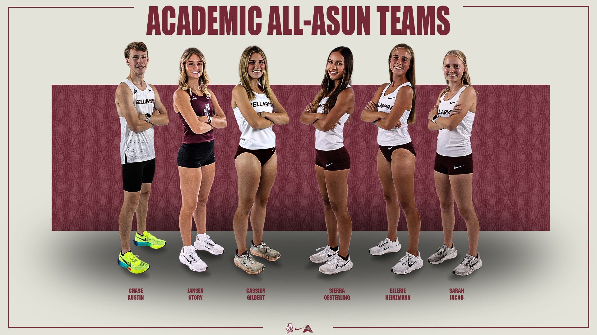 Six Knights were honored on the XC Academic All-ASUN Teams.