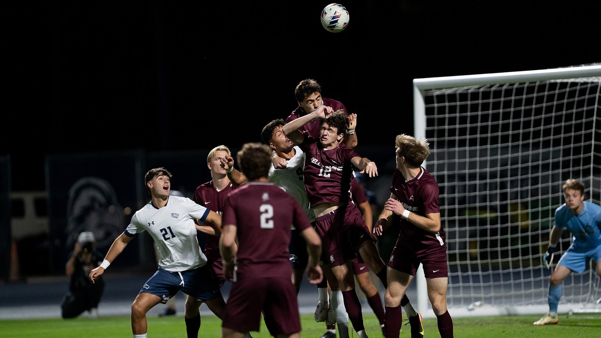 The Knights fight for possession in the ASUN finals.