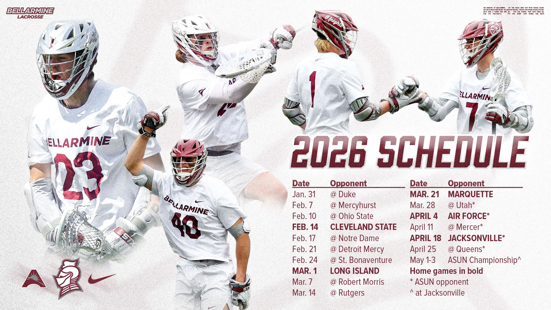 2026 Lacrosse schedule 16x9