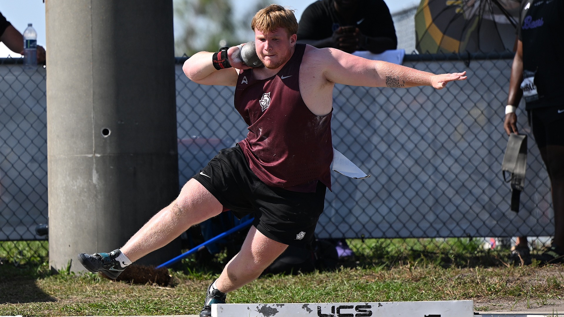Will Bracher placed fourth in the shot put at the ASUN Outdoor Championship.