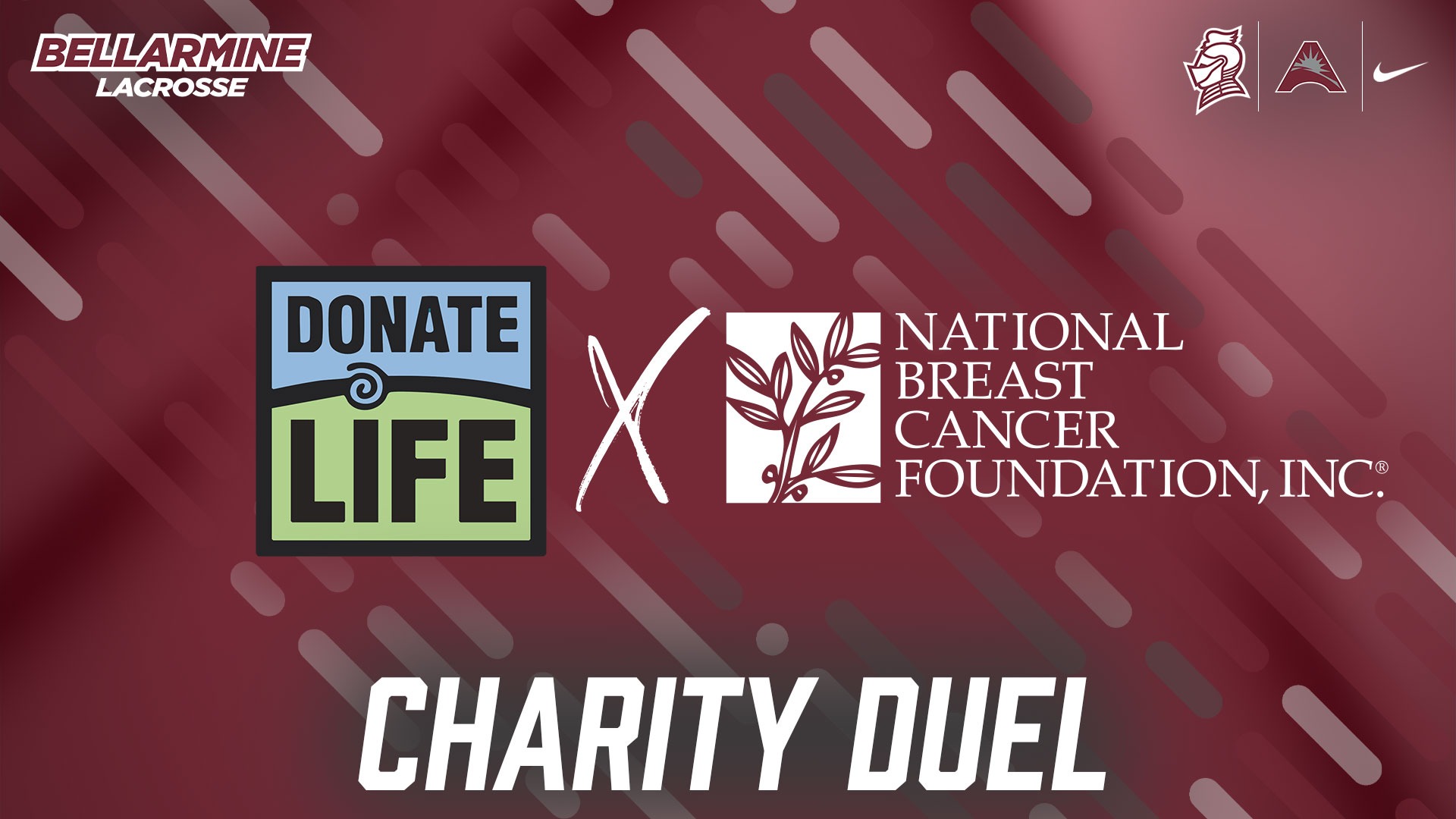 Lacross charity duel Donate Life and National Breast Cancer Foundation