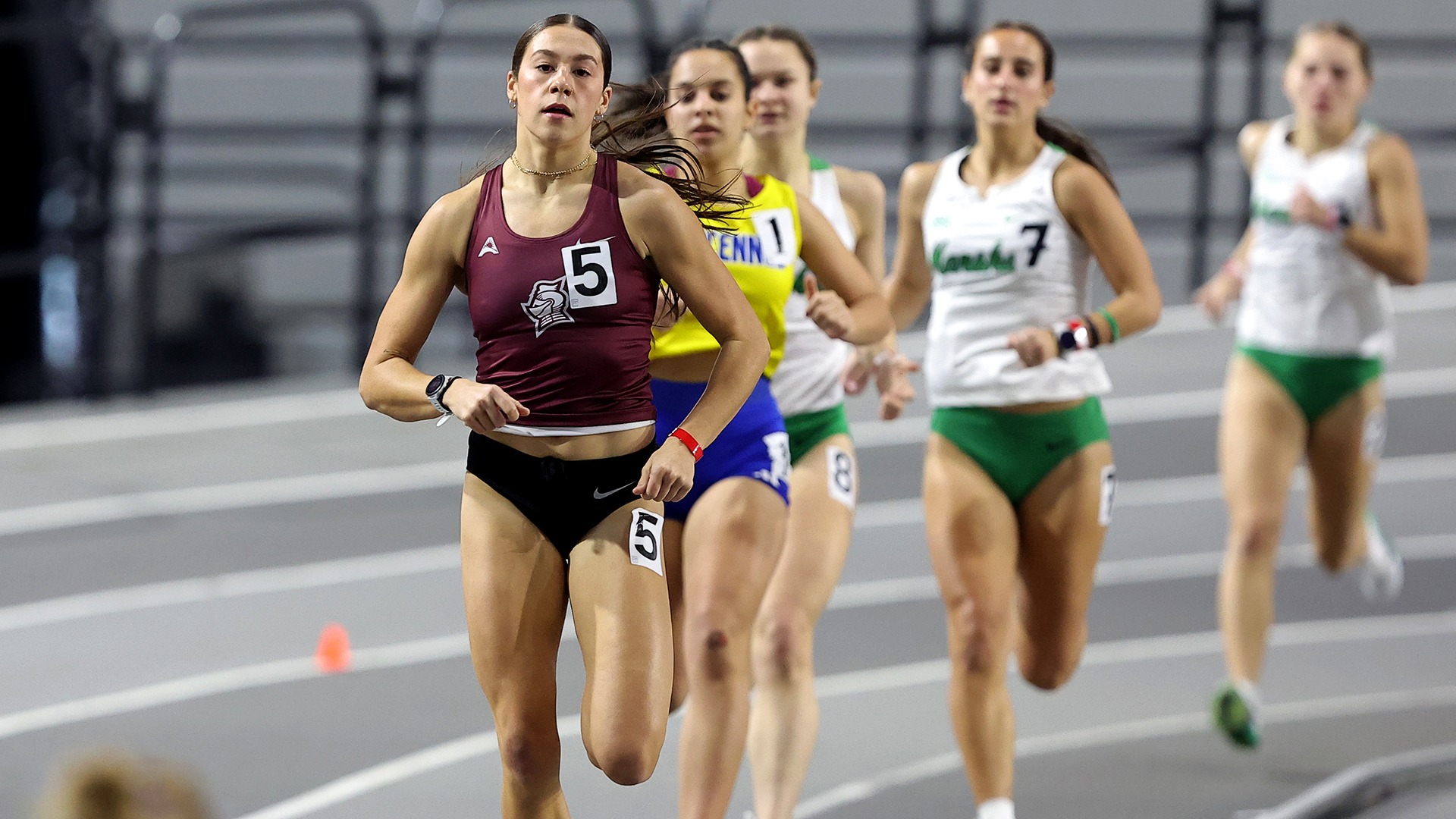 Aubrey Lane placed first in the 800m at the Bellarmine Open.