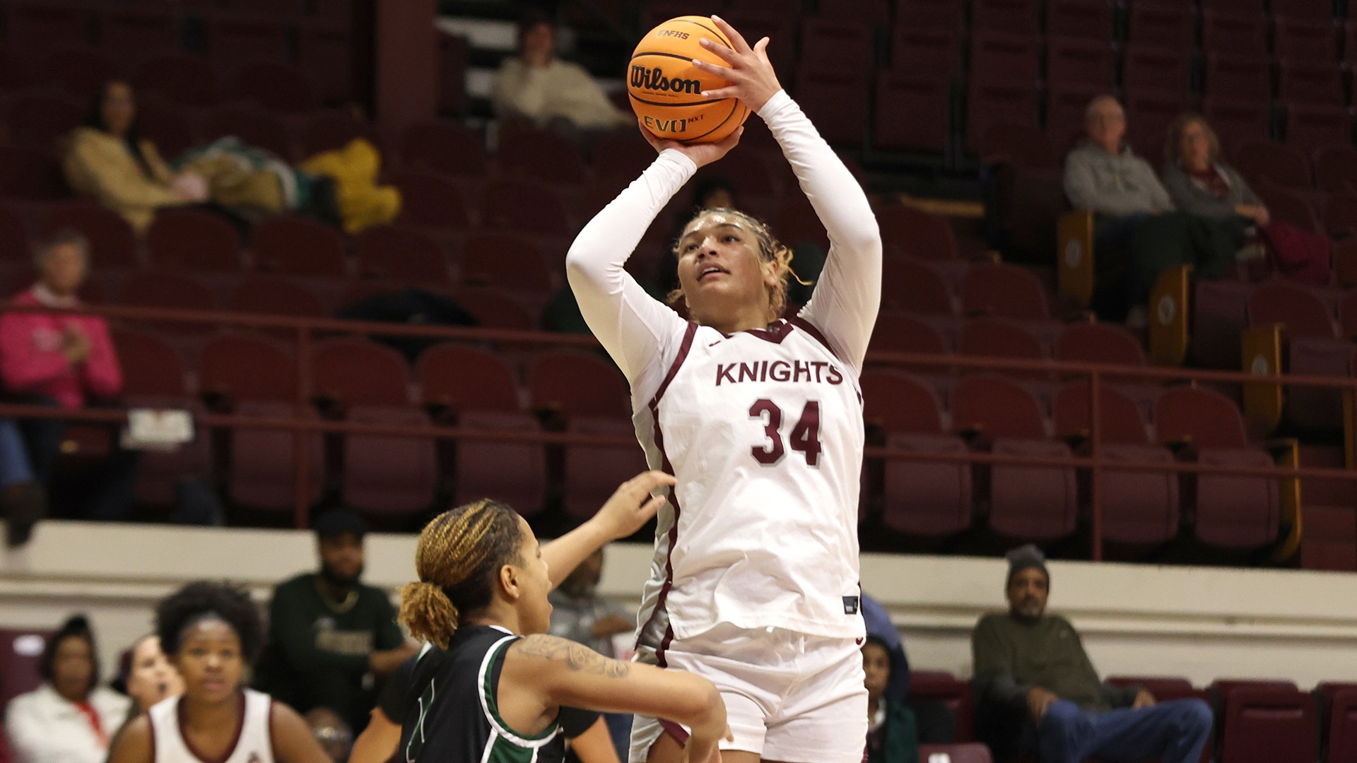 Patricia Sherrill shoots a jump shot against Jacksonville.