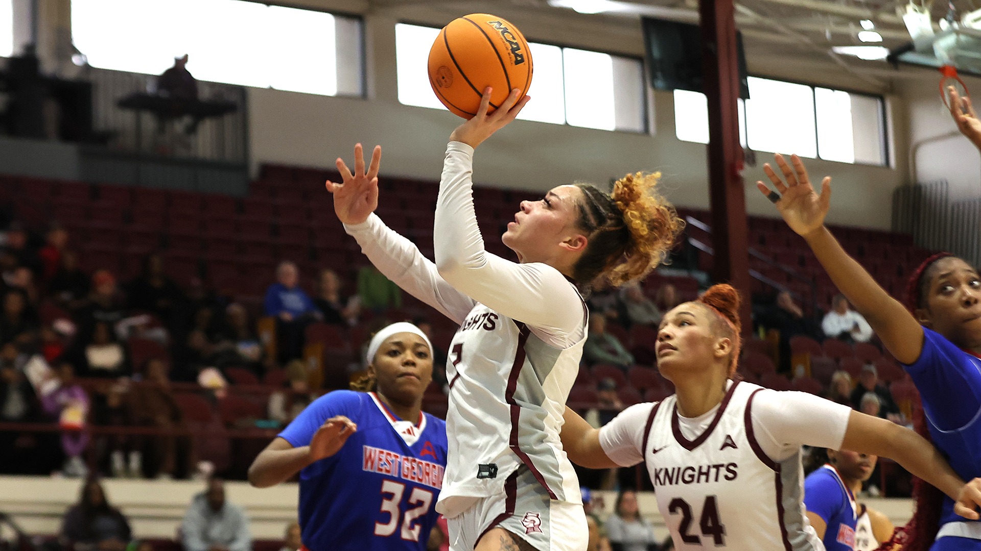 Rose Jamison rises for a shot against West Georgia.