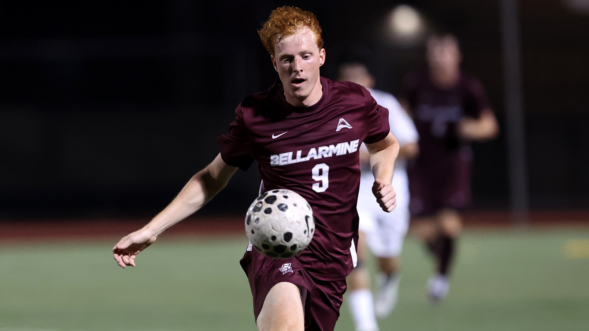 Teddy Franke gathers the ball against Hanover.