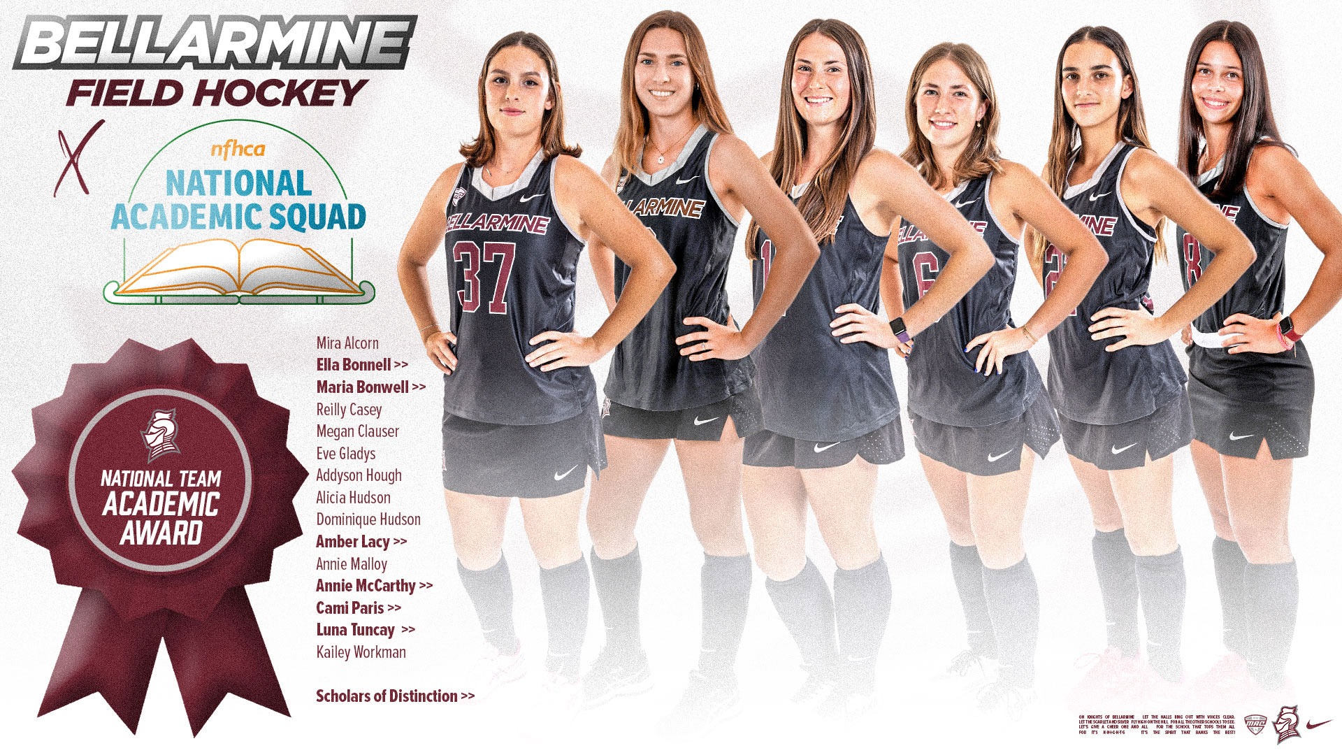 2025 NFHCA Academic Squard / Scholars of Distinction 16x9