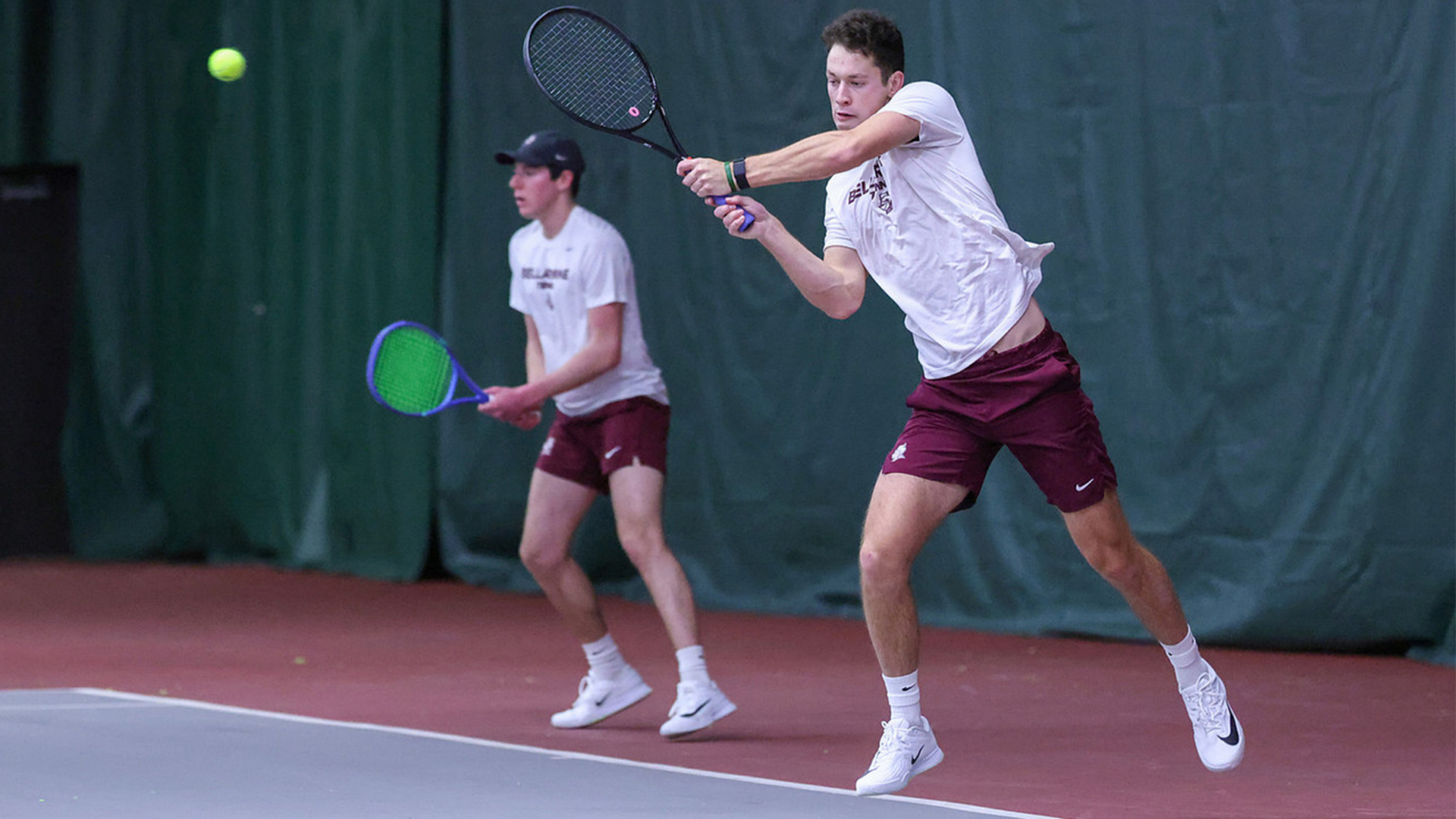 Matthew Nice and Colby Berson playing doubles