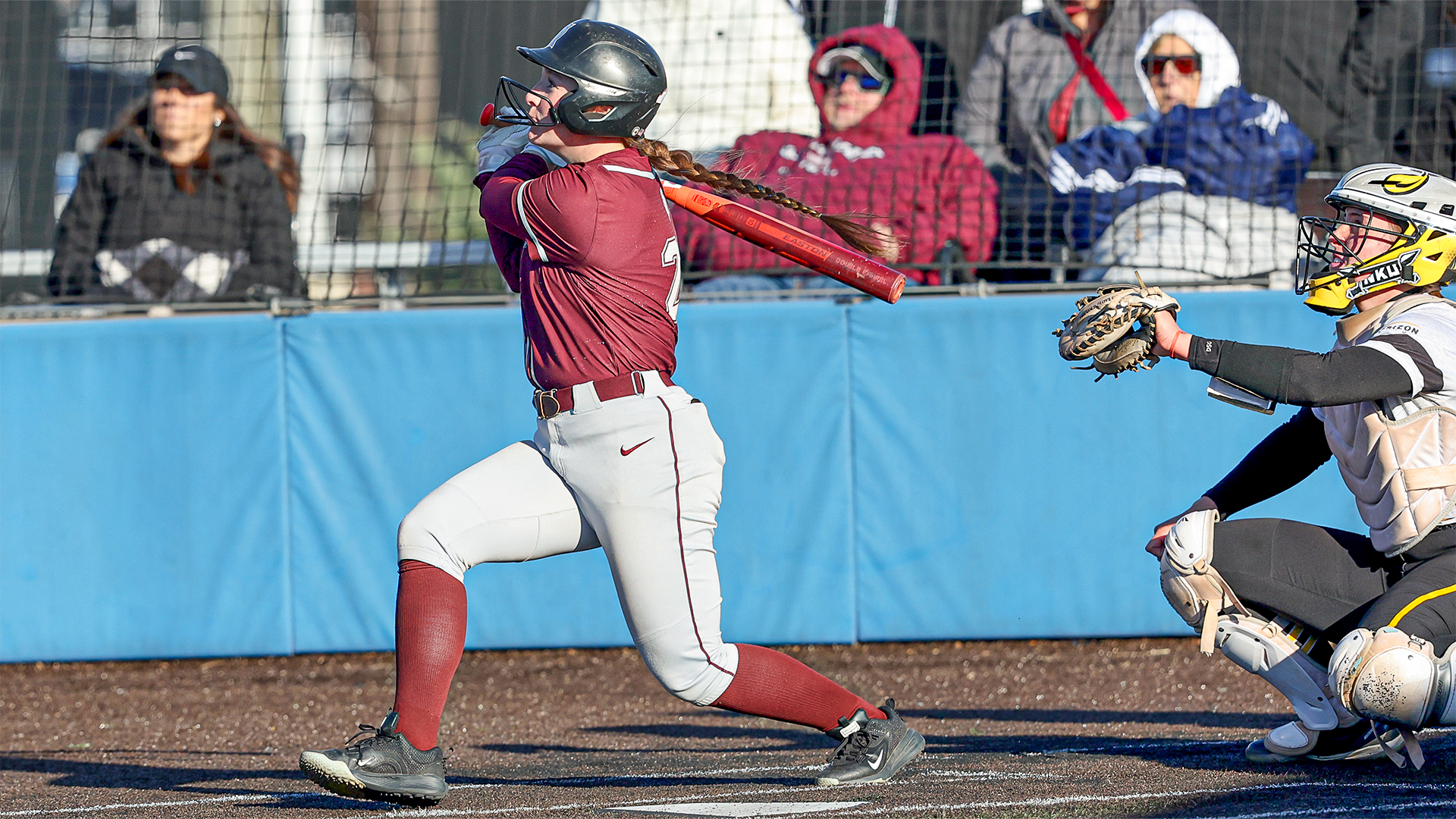 Jacklyn Zuege launches her first career home run