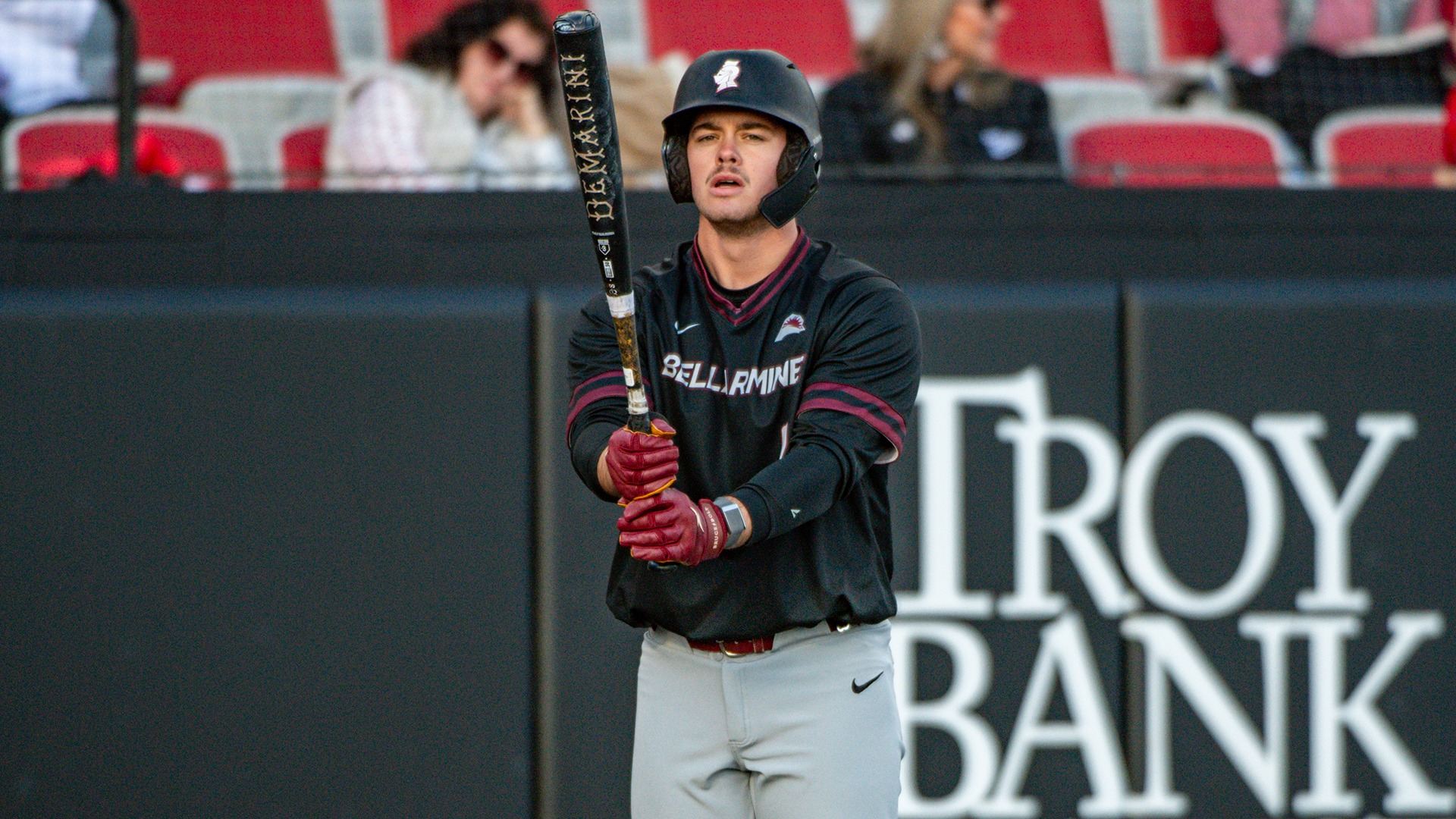 Charlie Rife prepares to step to the plate in a game last season.