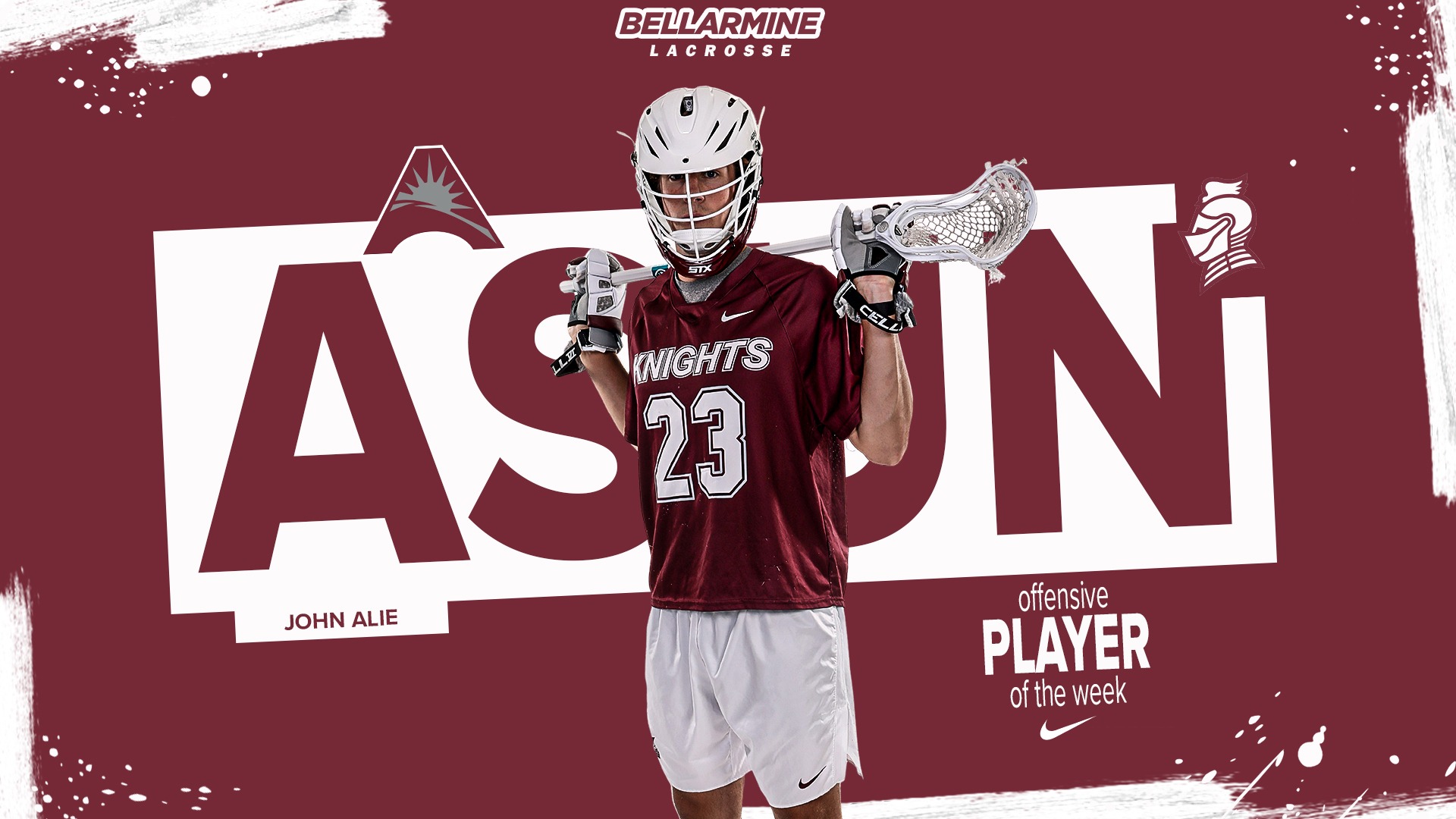 John Alie was named ASUN Offensive Player of the Week on Feb. 23.