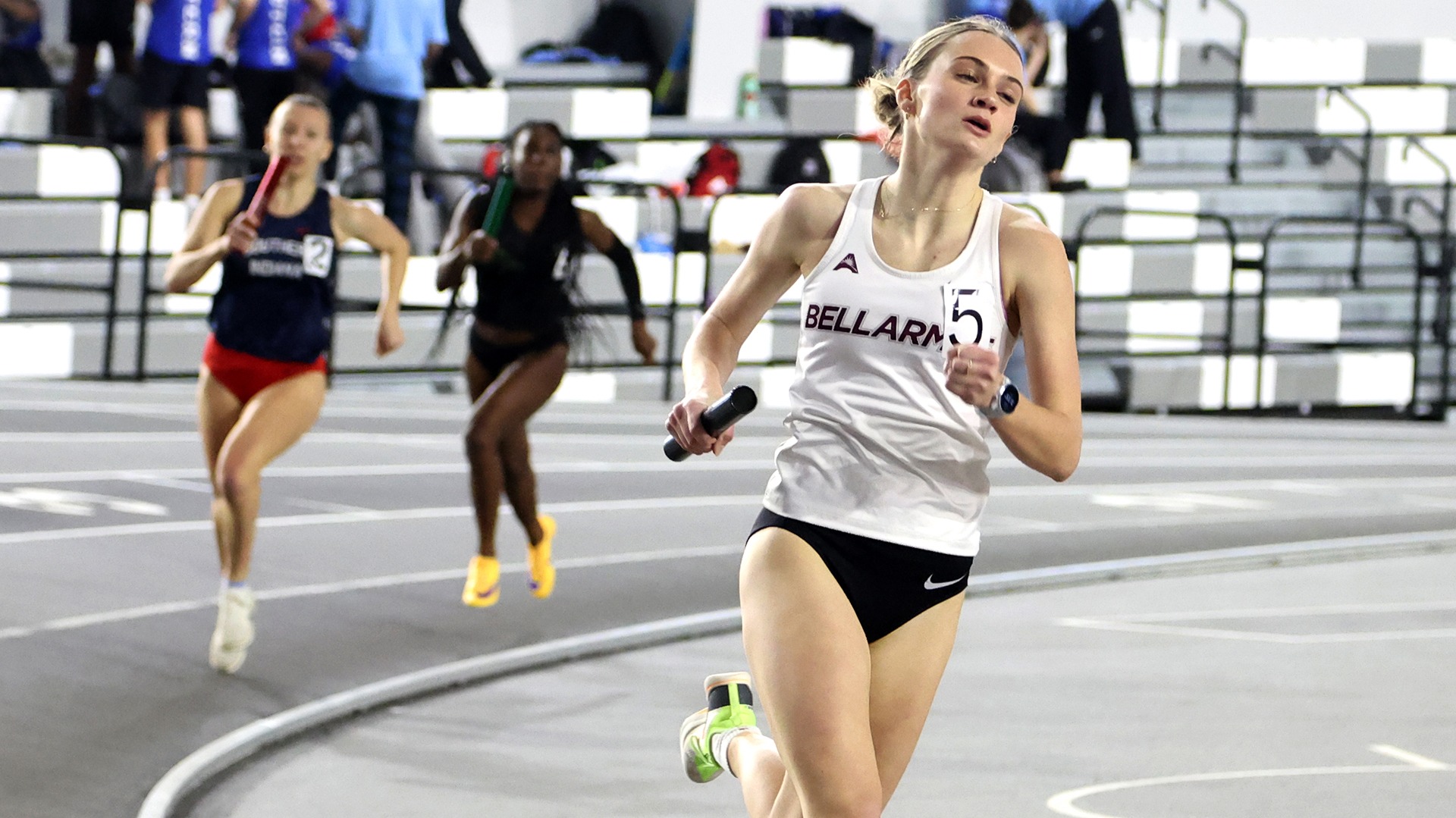 Jansen Story competes at a meet in 2026.