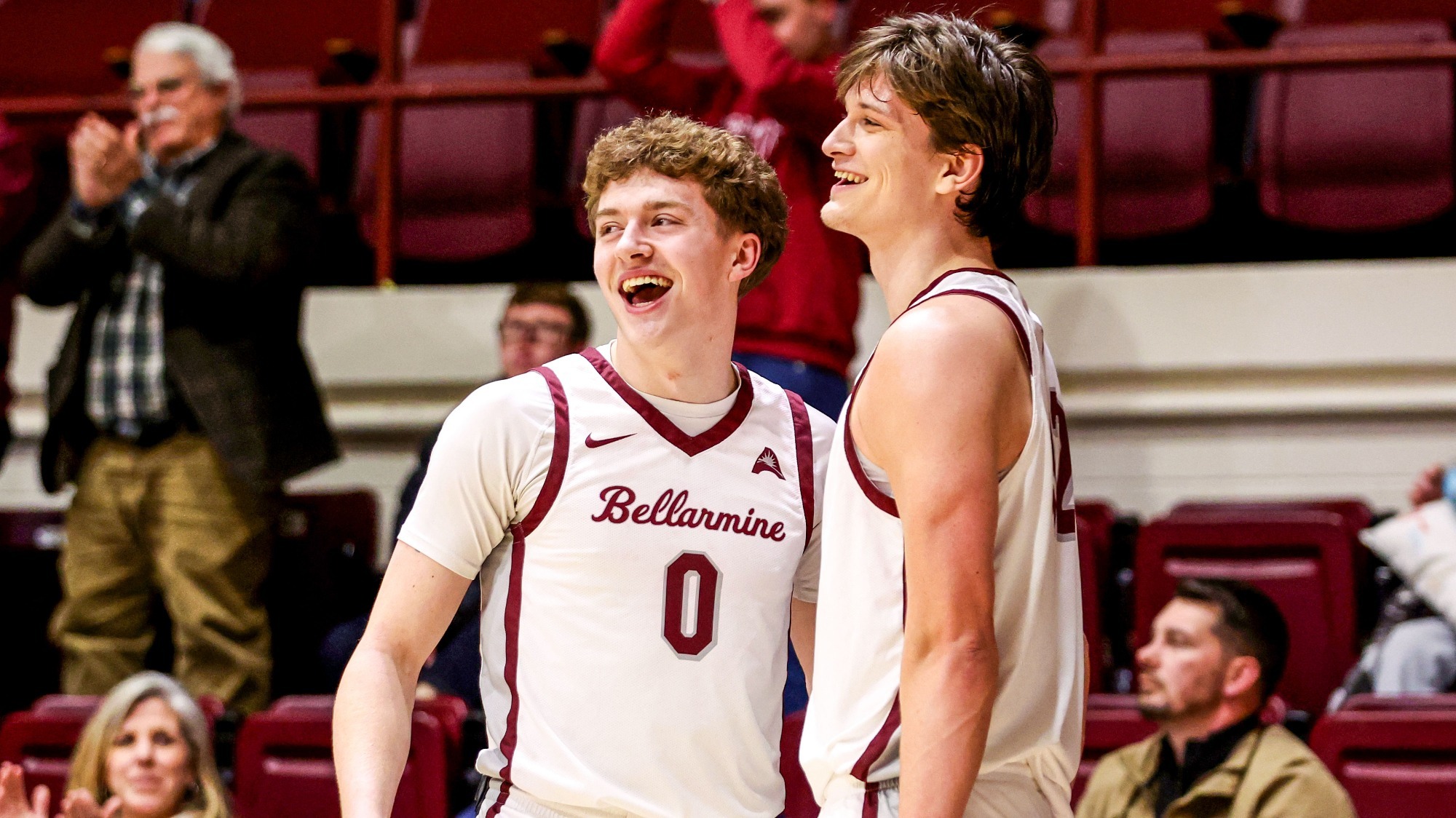 Jack Karasinski Tommy Clark smile celebration