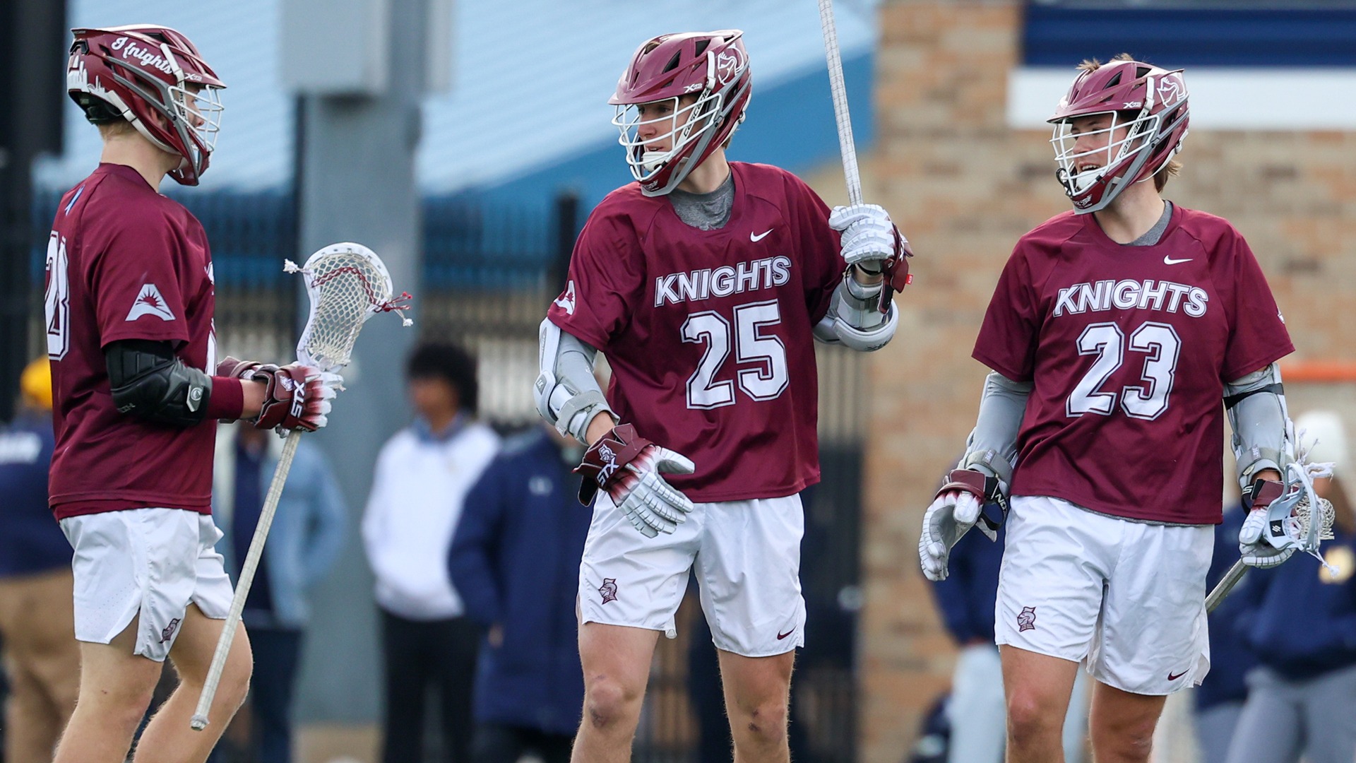 Joe Alie (25) scored 3 goals against Rutgers.