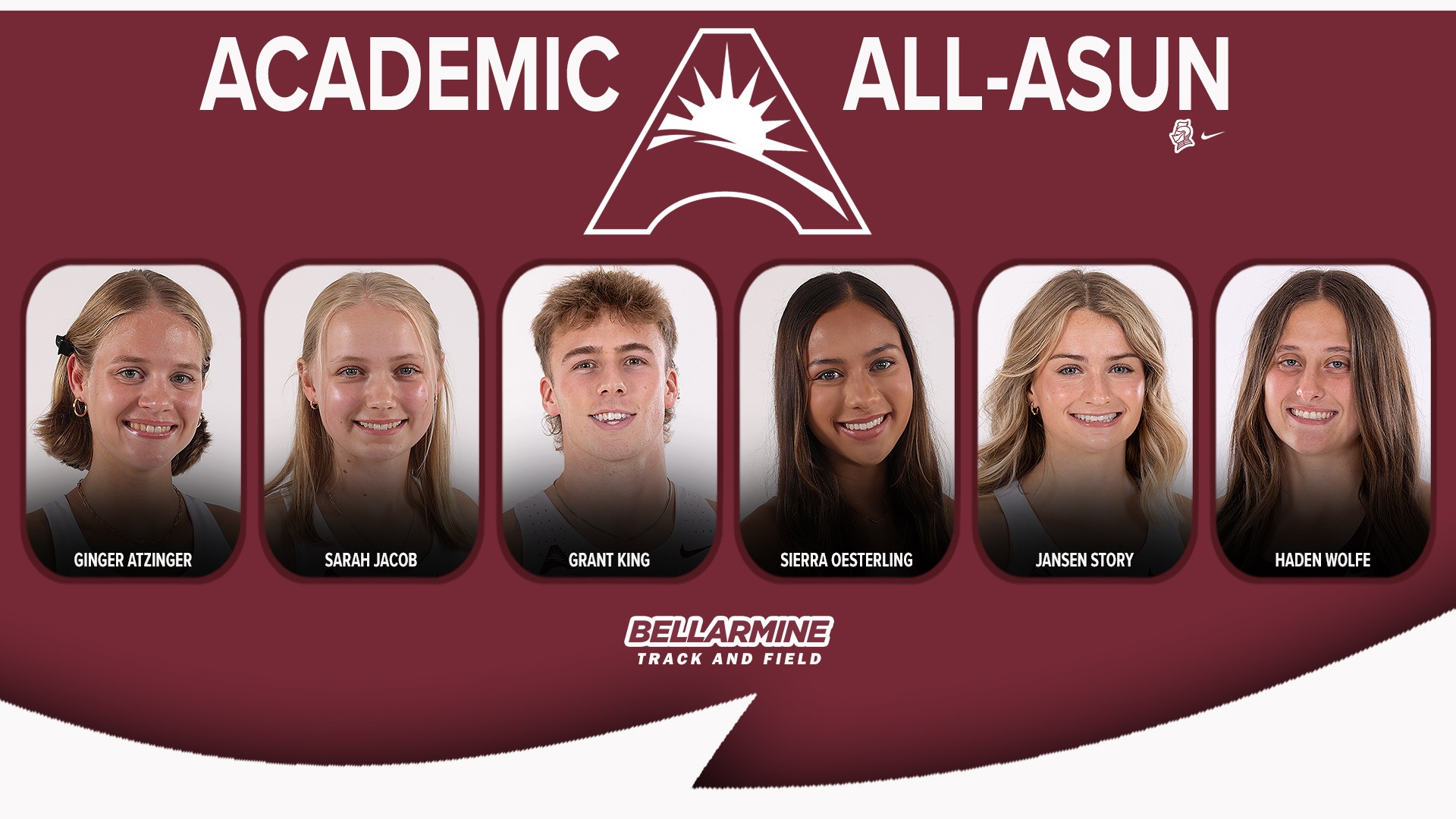 2026 Indoor Academic All-ASUN