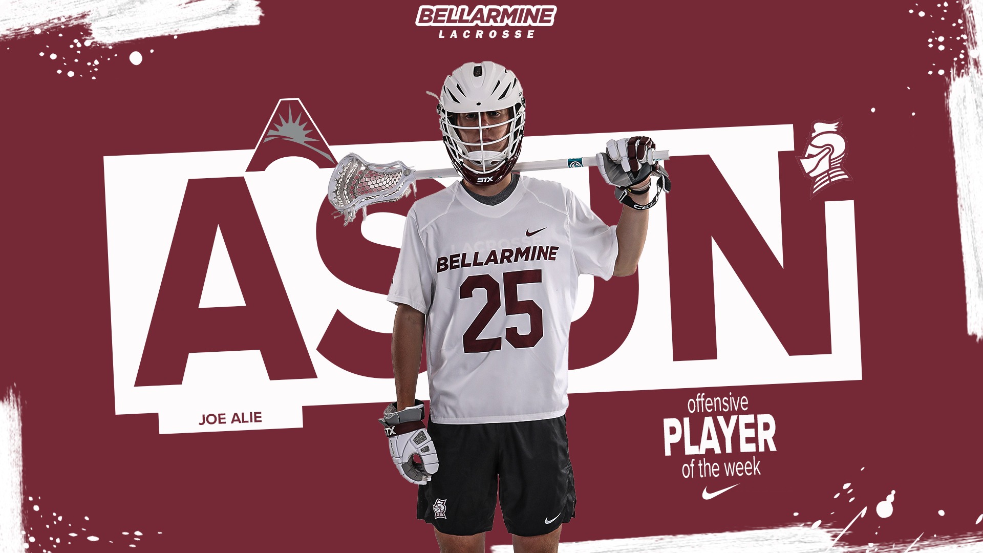 Joe Alie was named ASUN Offensive Player of the Week on April 27.