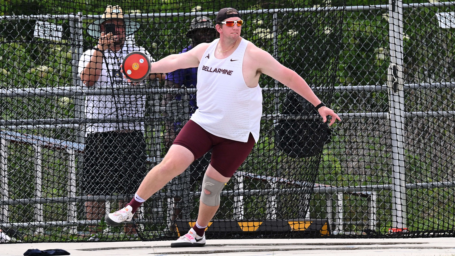Alex Cole competes at the 2025 ASUN Outdoor Championships.