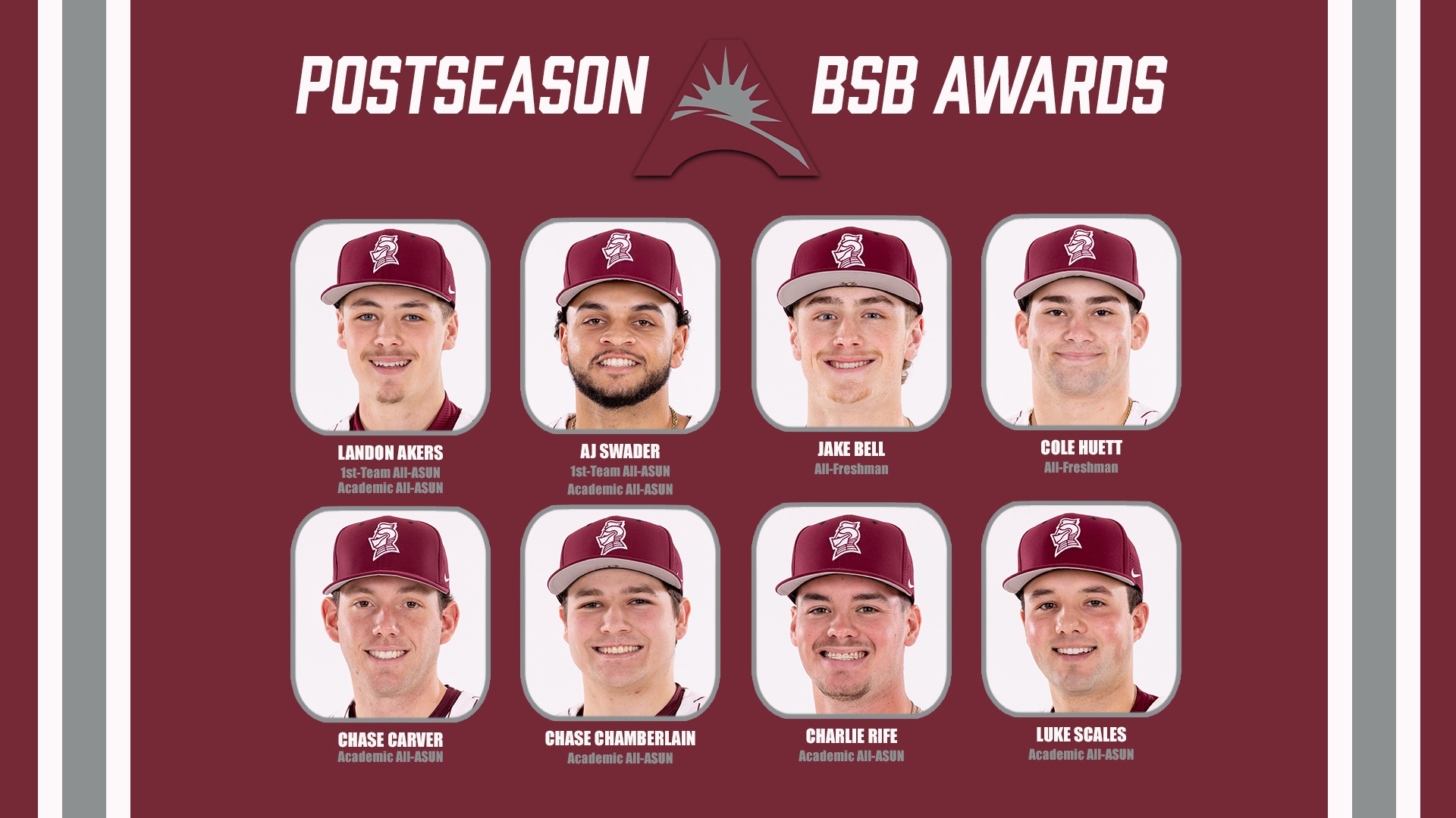 2026 ASUN Postseason Baseball Awards