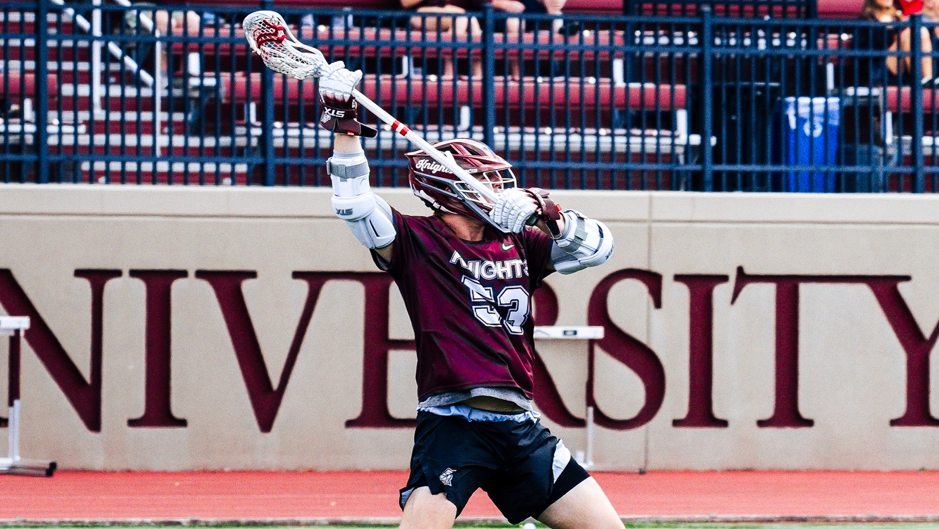 Michael Blaymires scores against Air Force in a 2026 contest.