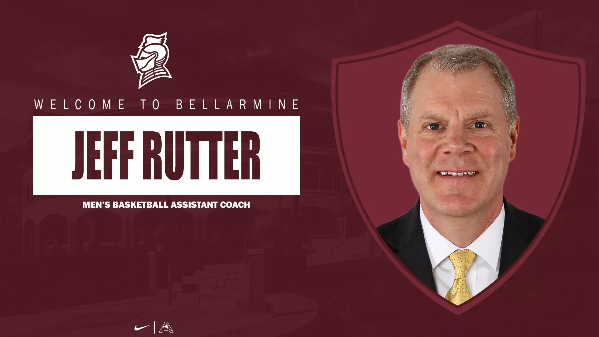 Jeff Rutter MBB Assistant Coach hiring graphic