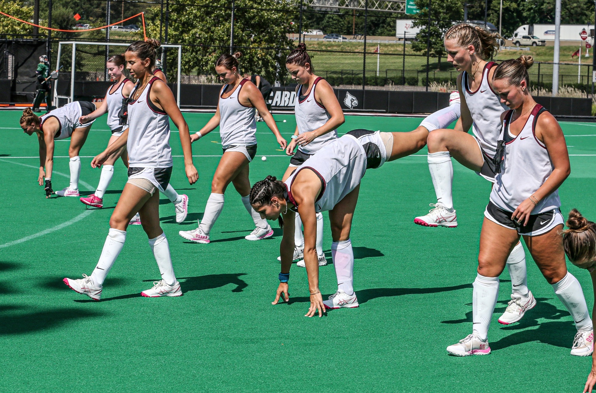 FH Warmup ahead of Scrimmage against UL 