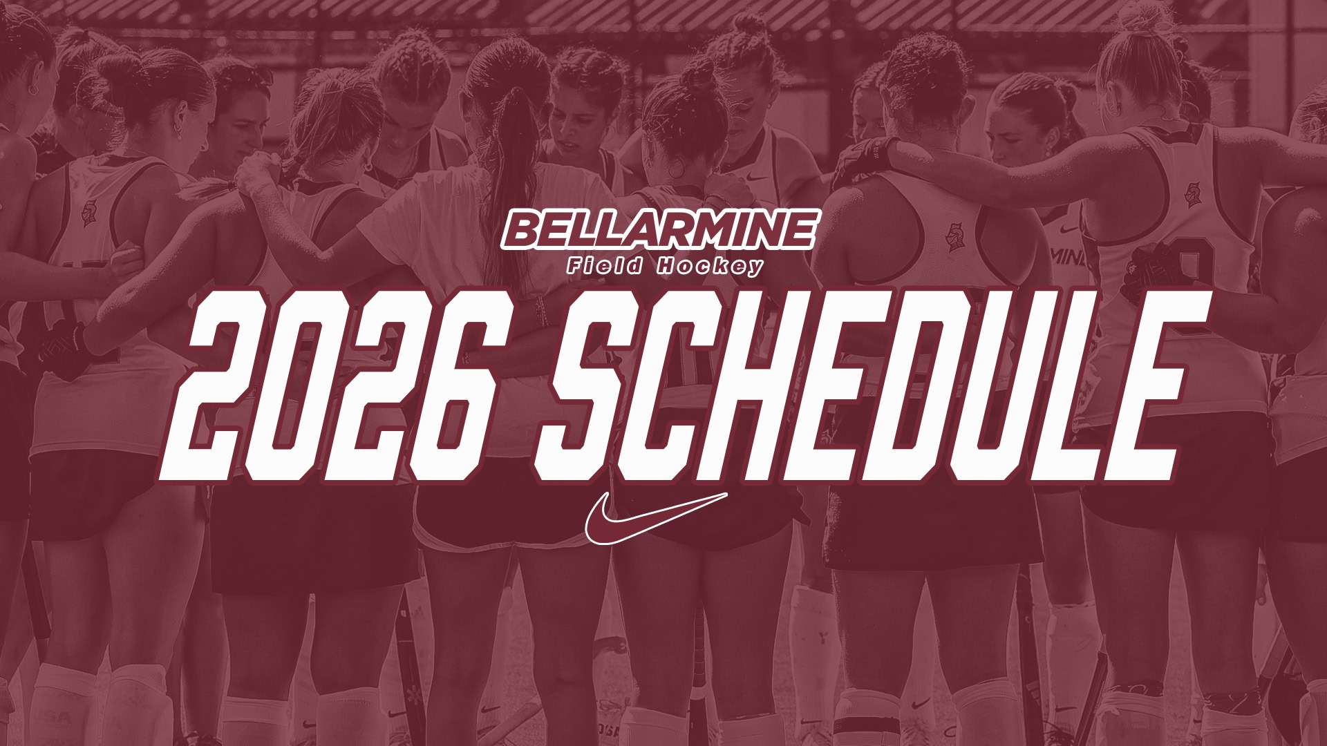 Field Hockey schedule release graphic
