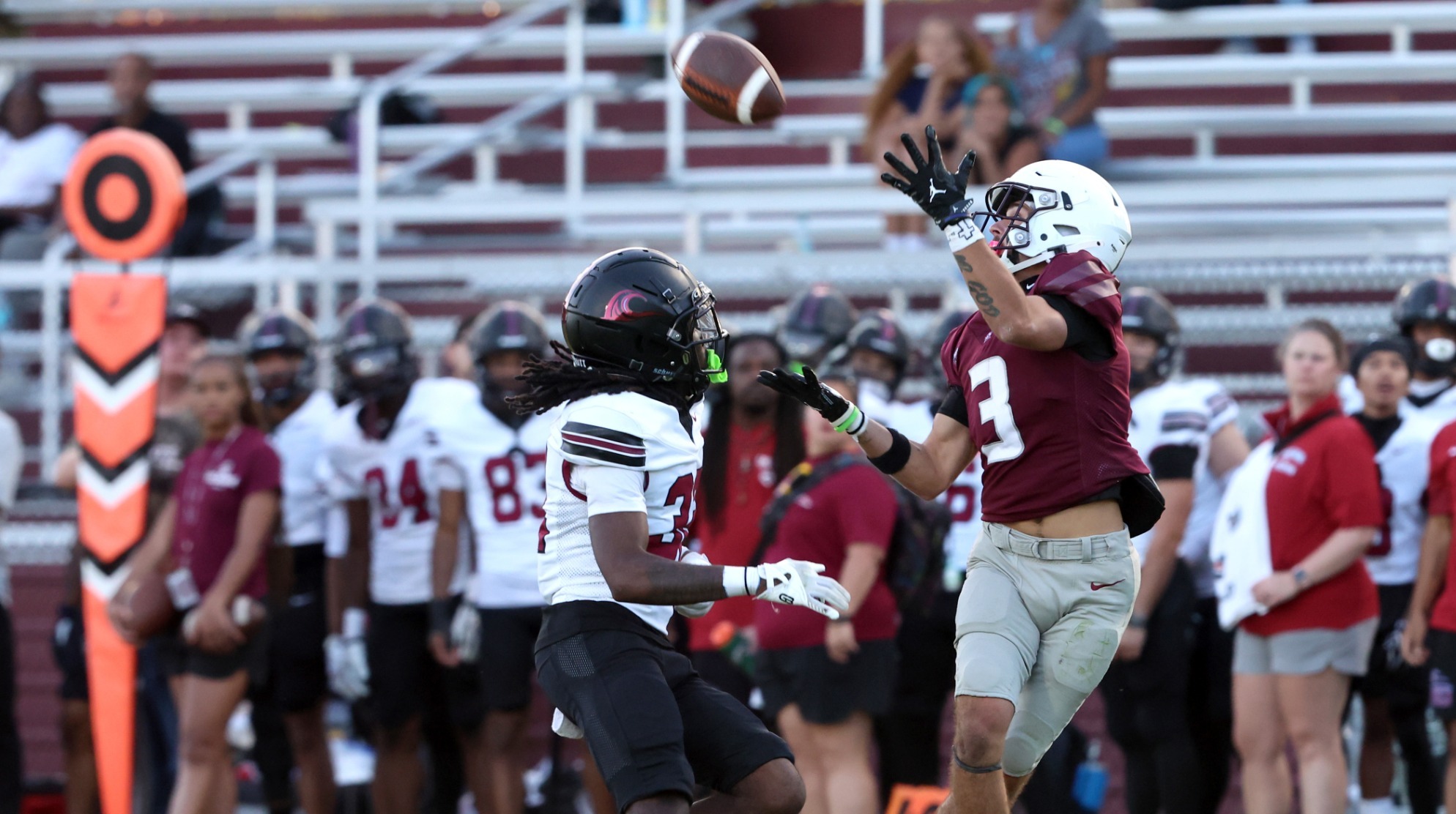Tyler Smith catch before the end of the 1st half