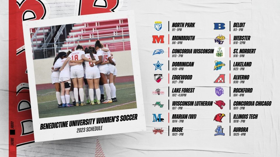 Women's Soccer Schedule Set Benedictine University Athletics