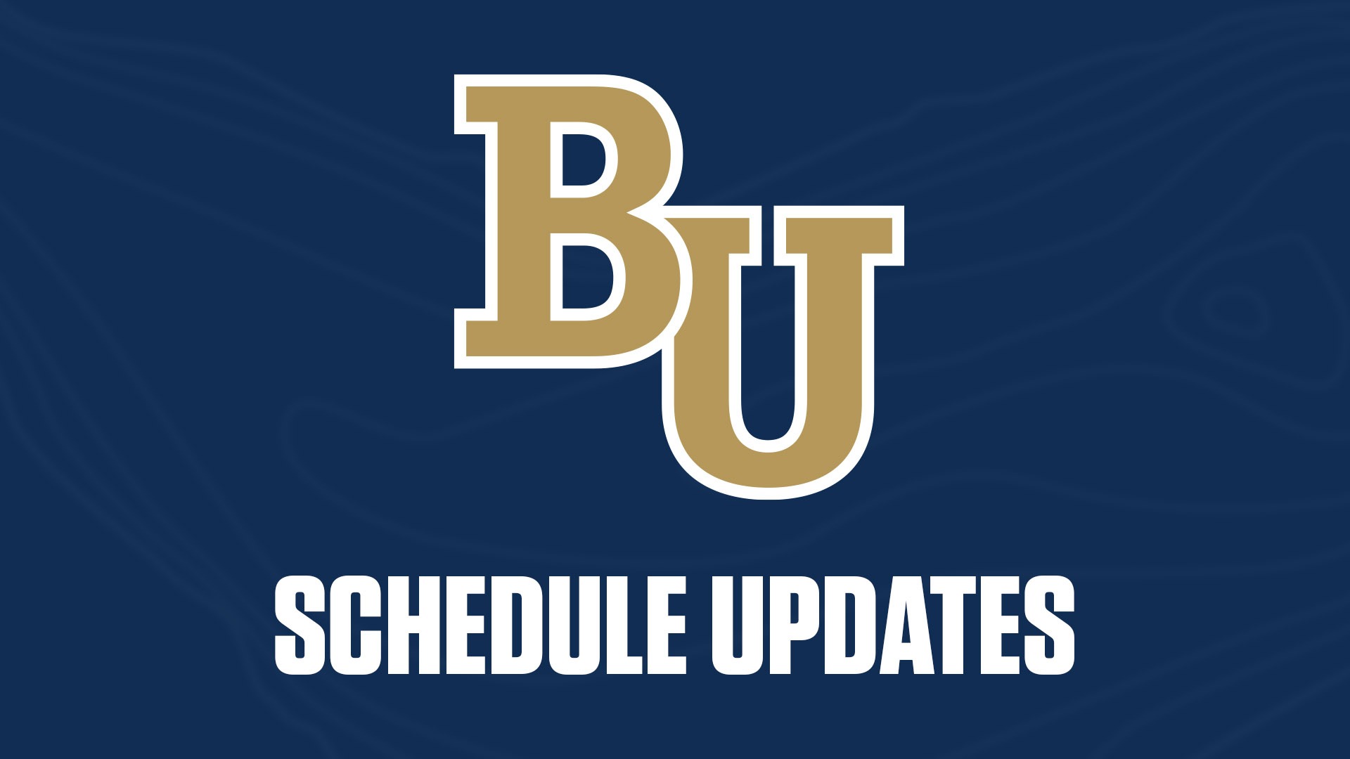 Schedule Changes with BU logo