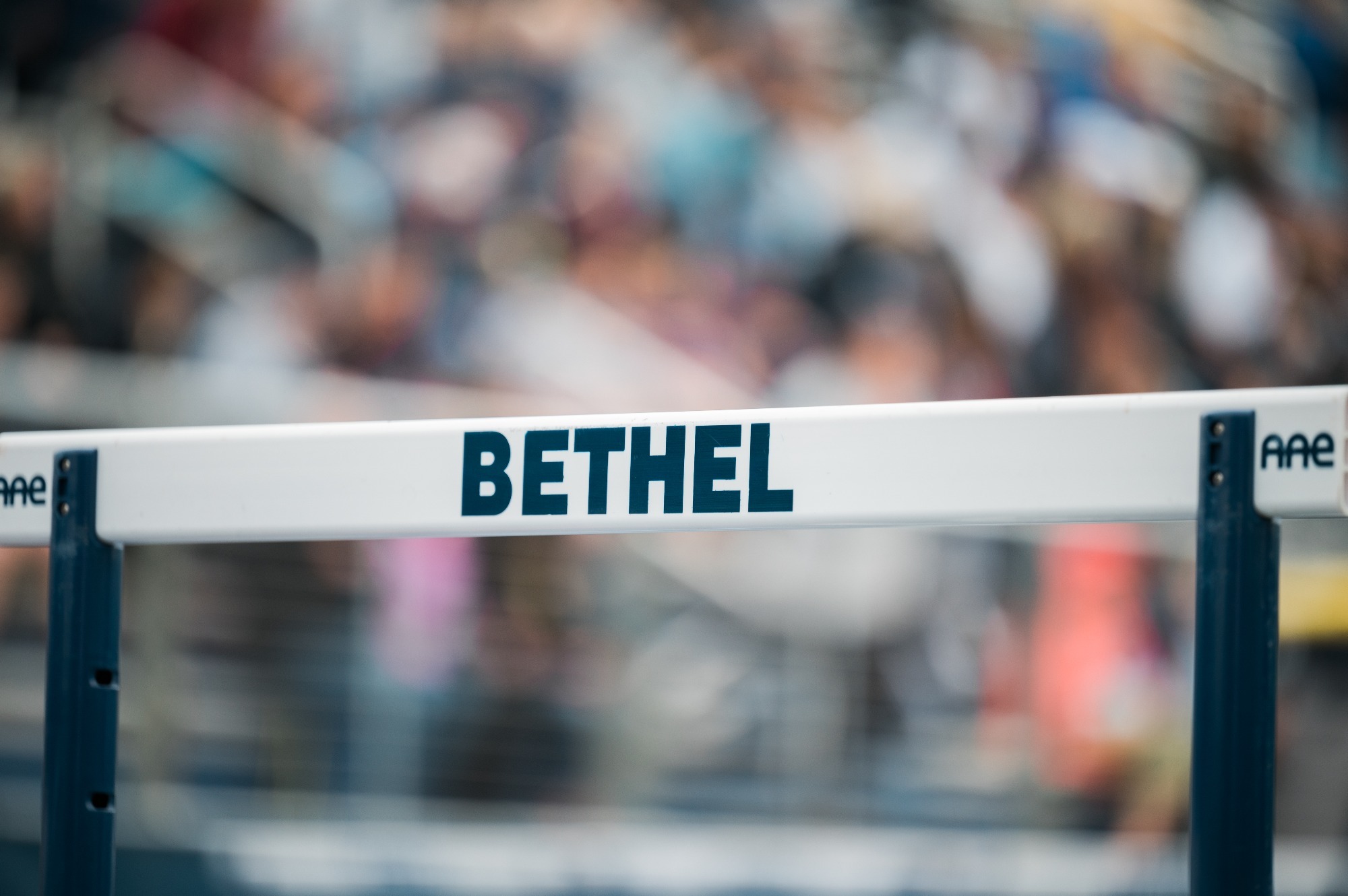 A hurdle with the word Bethel on it