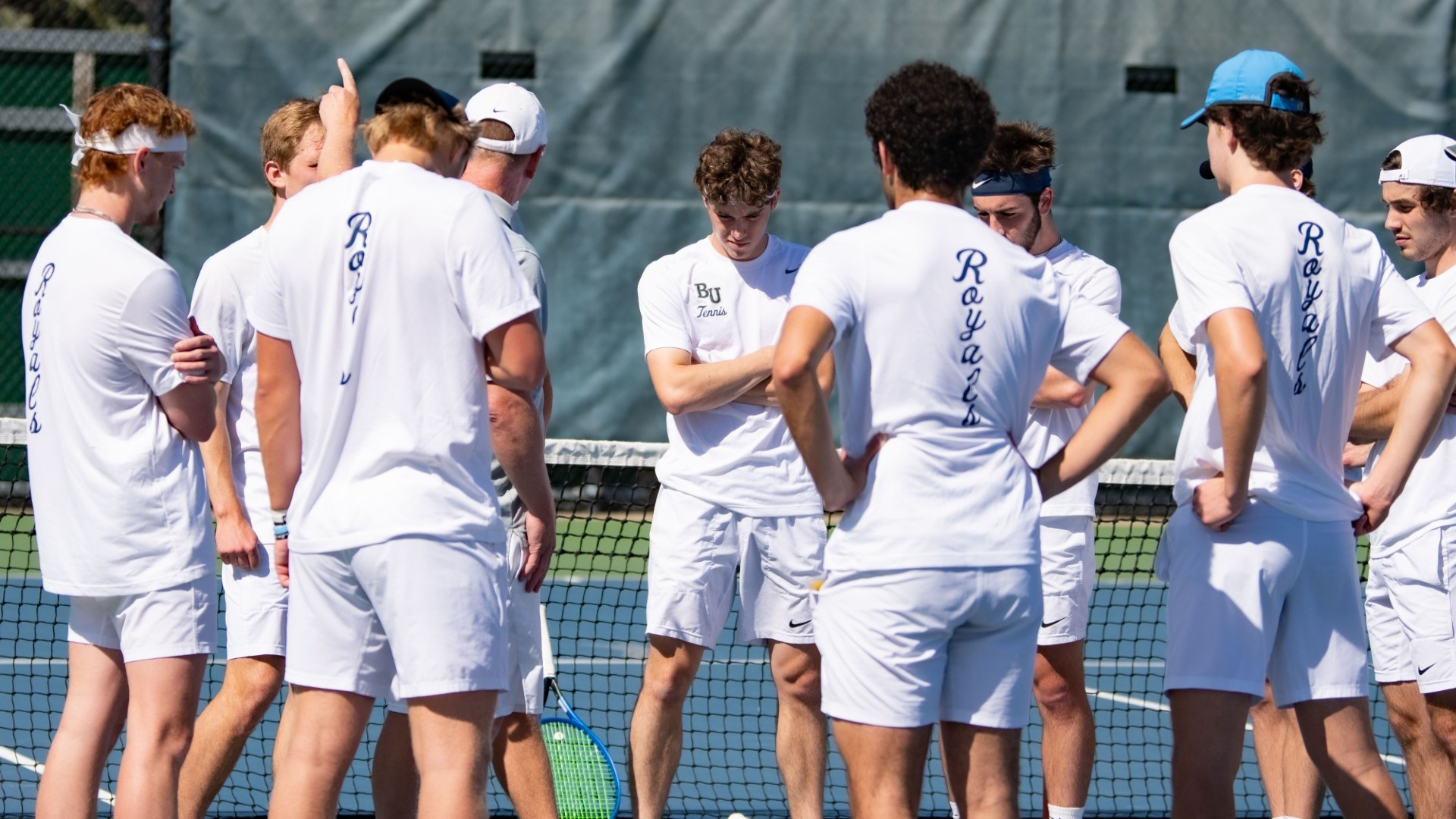 mens tennis huddle semifinal 2025