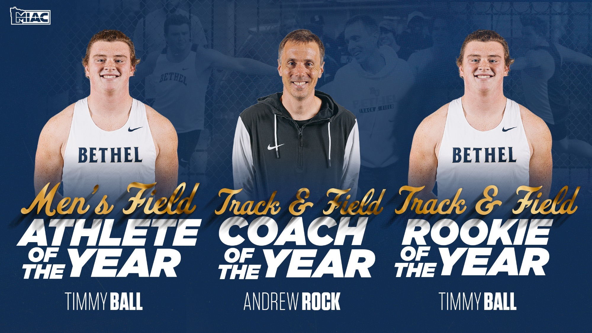 2025 Men's Track & Field Coach of the Year and Field Athlete of the Year Honors