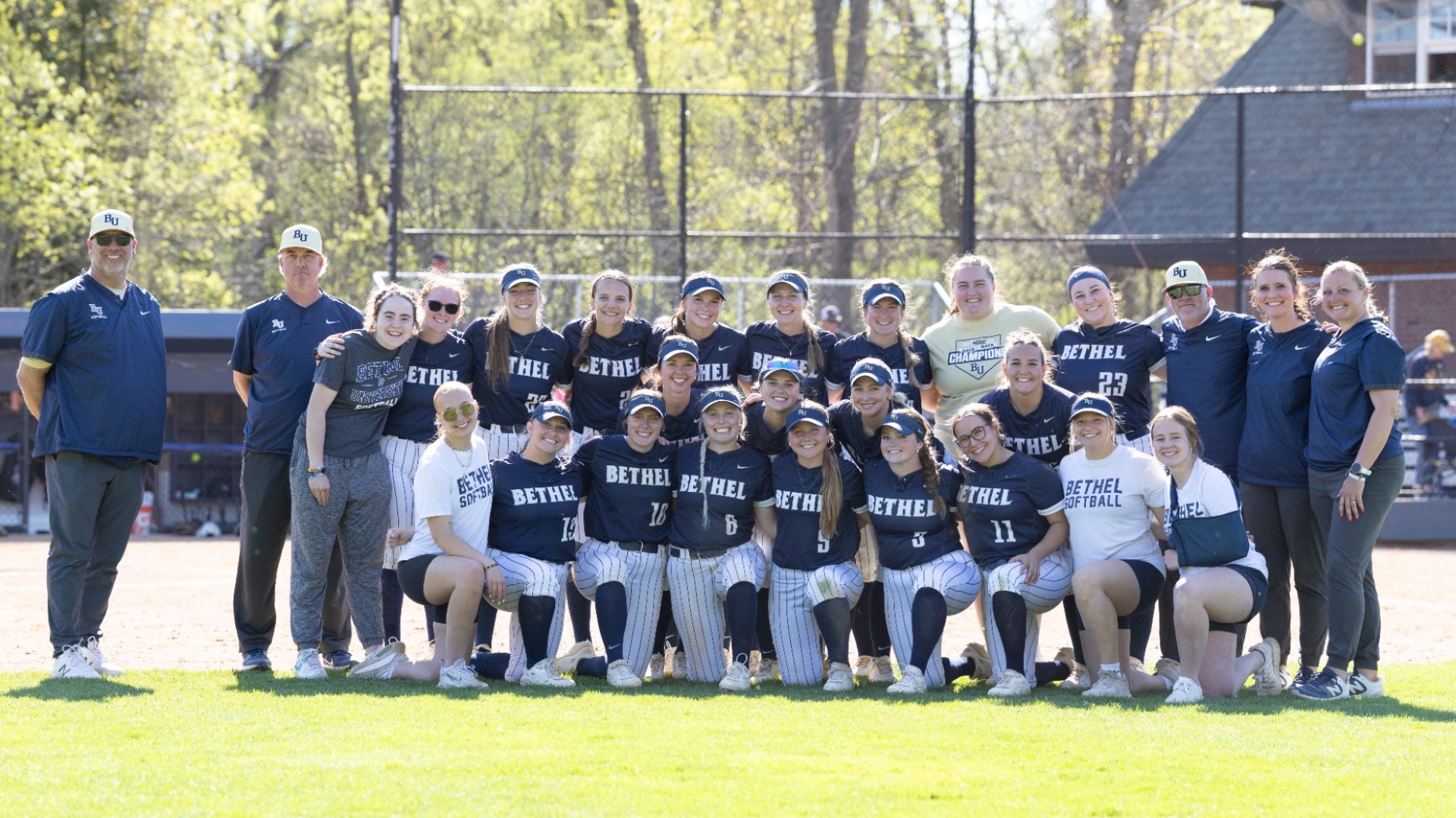 Bethel softball 2025 team photo