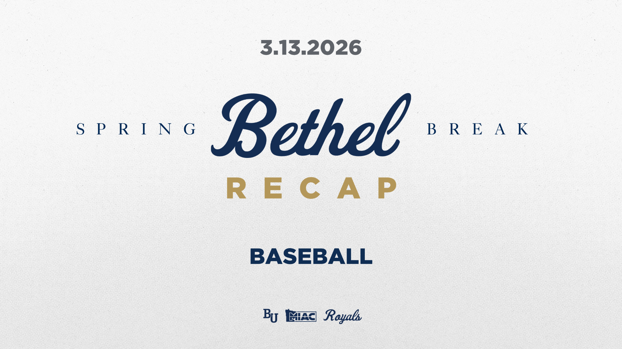 Bethel Spring Break 3/13