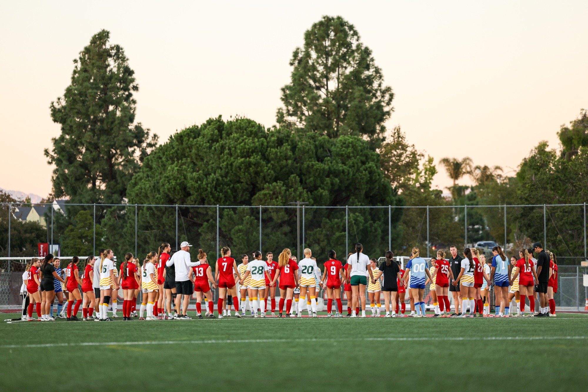praying after the game