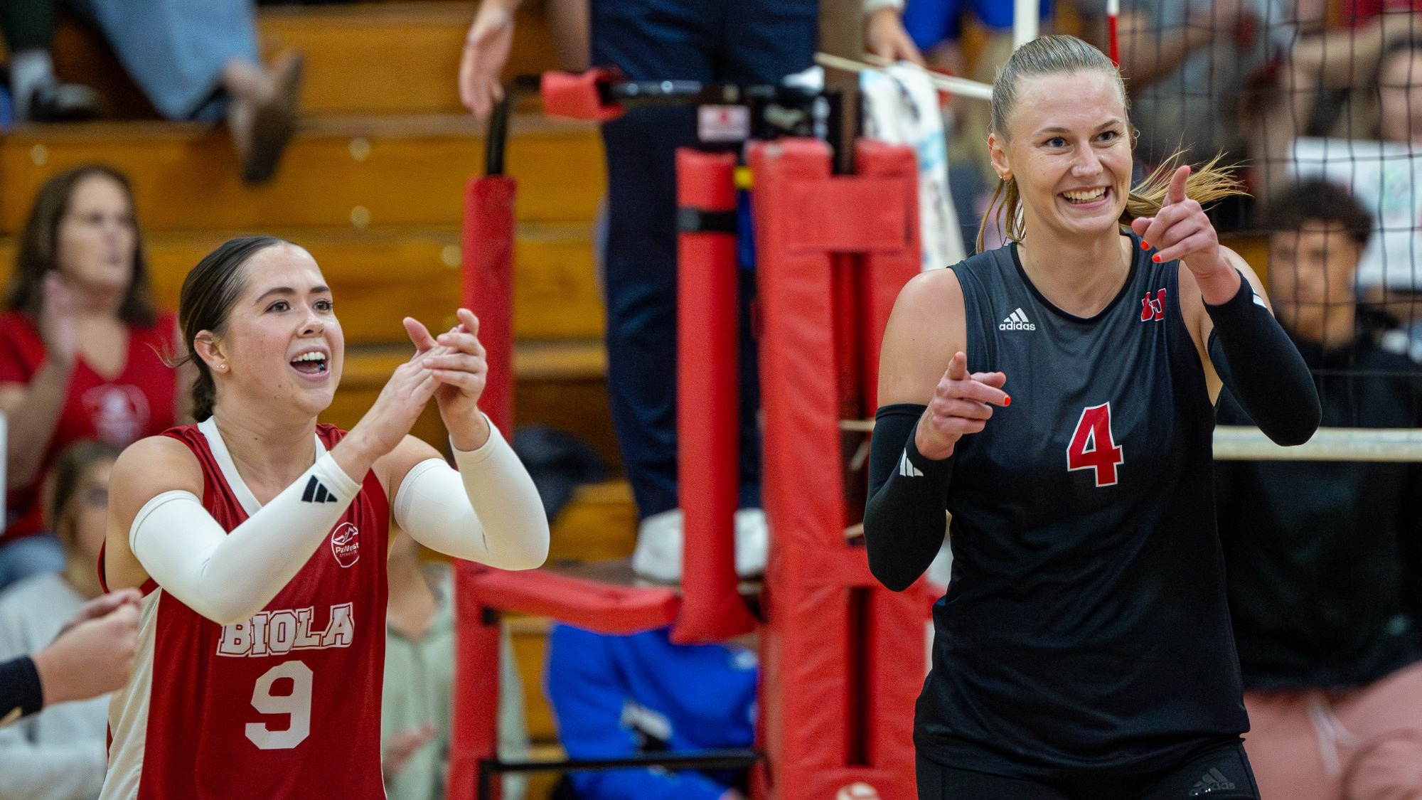 Kendall Vandertuig and Bri Bellfi celebrating