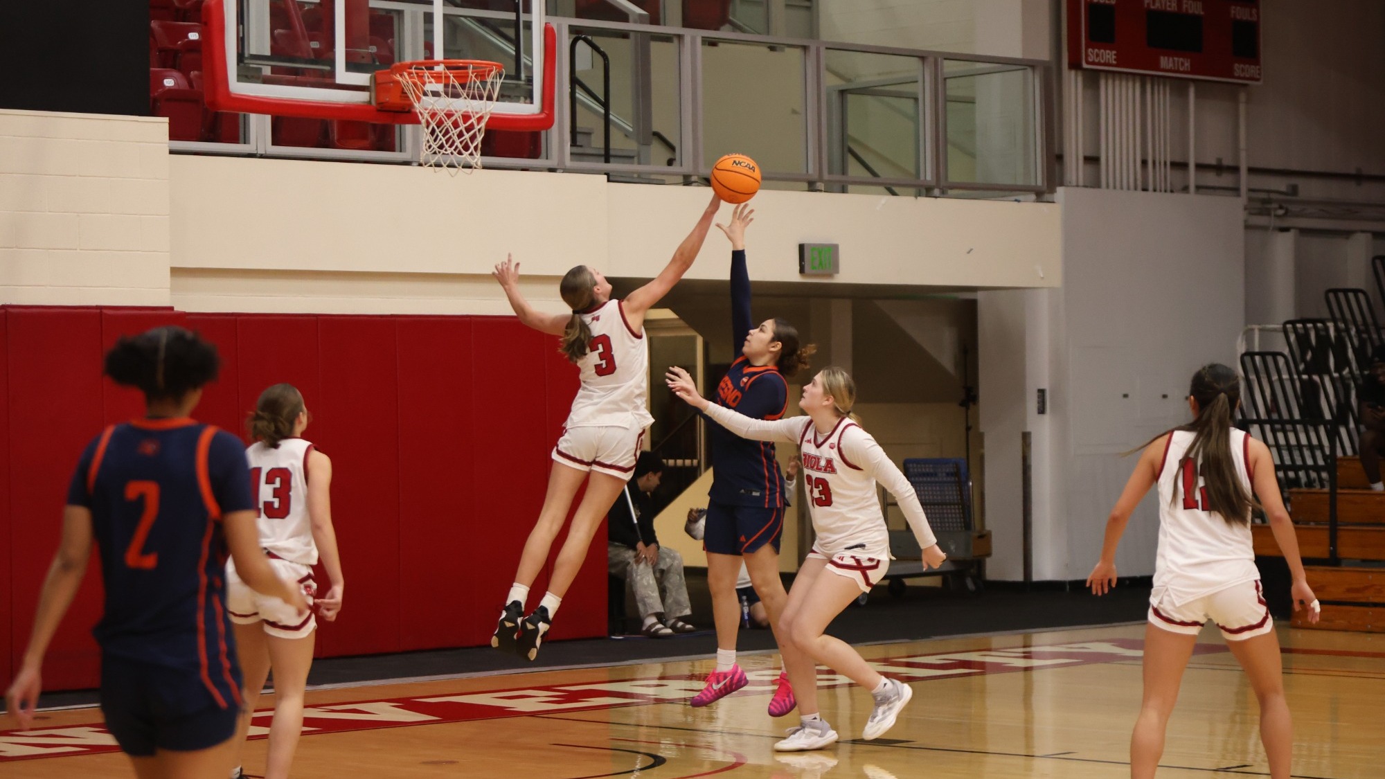 Danya Dykstra Blocking shot