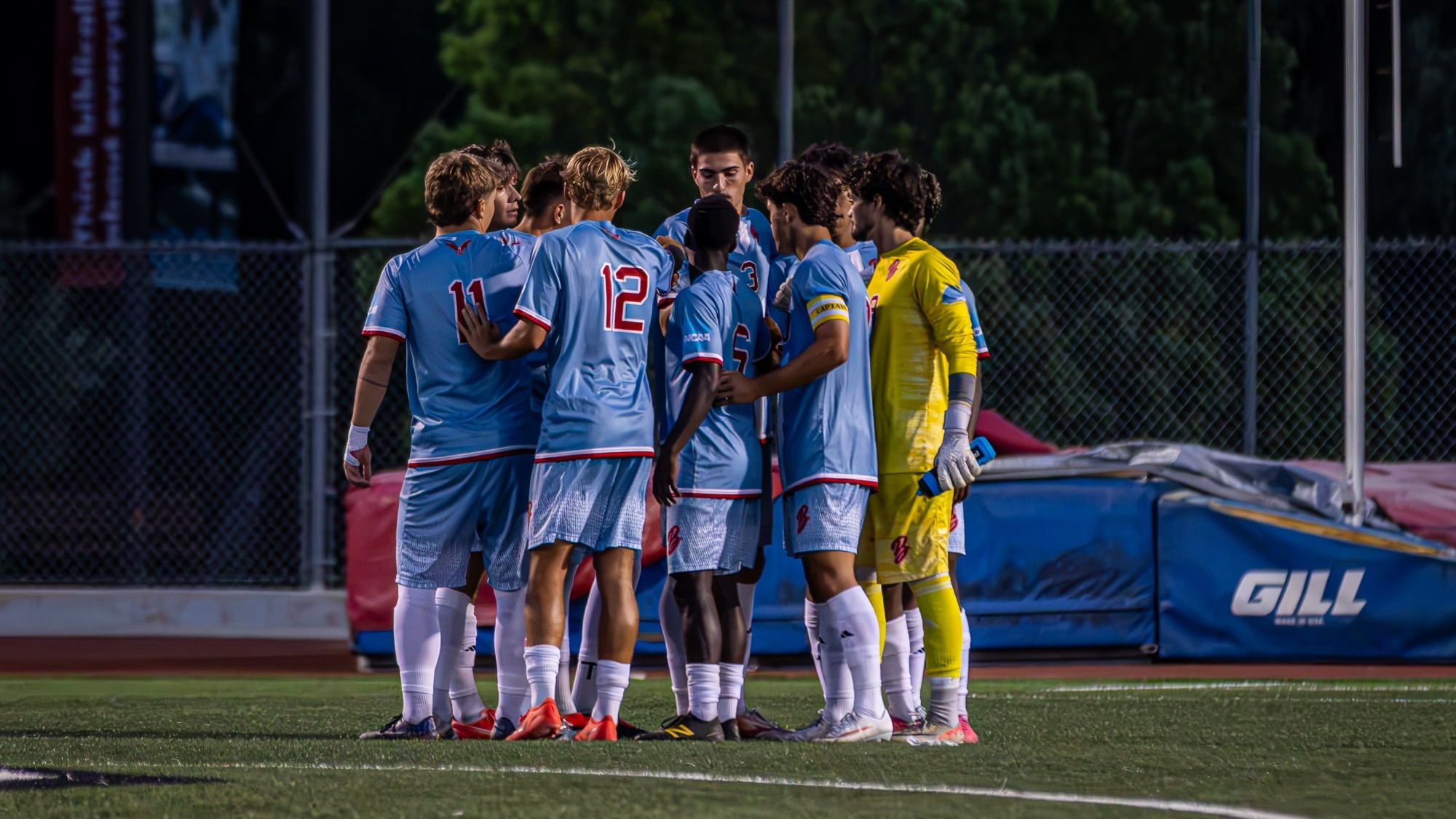 Team huddle