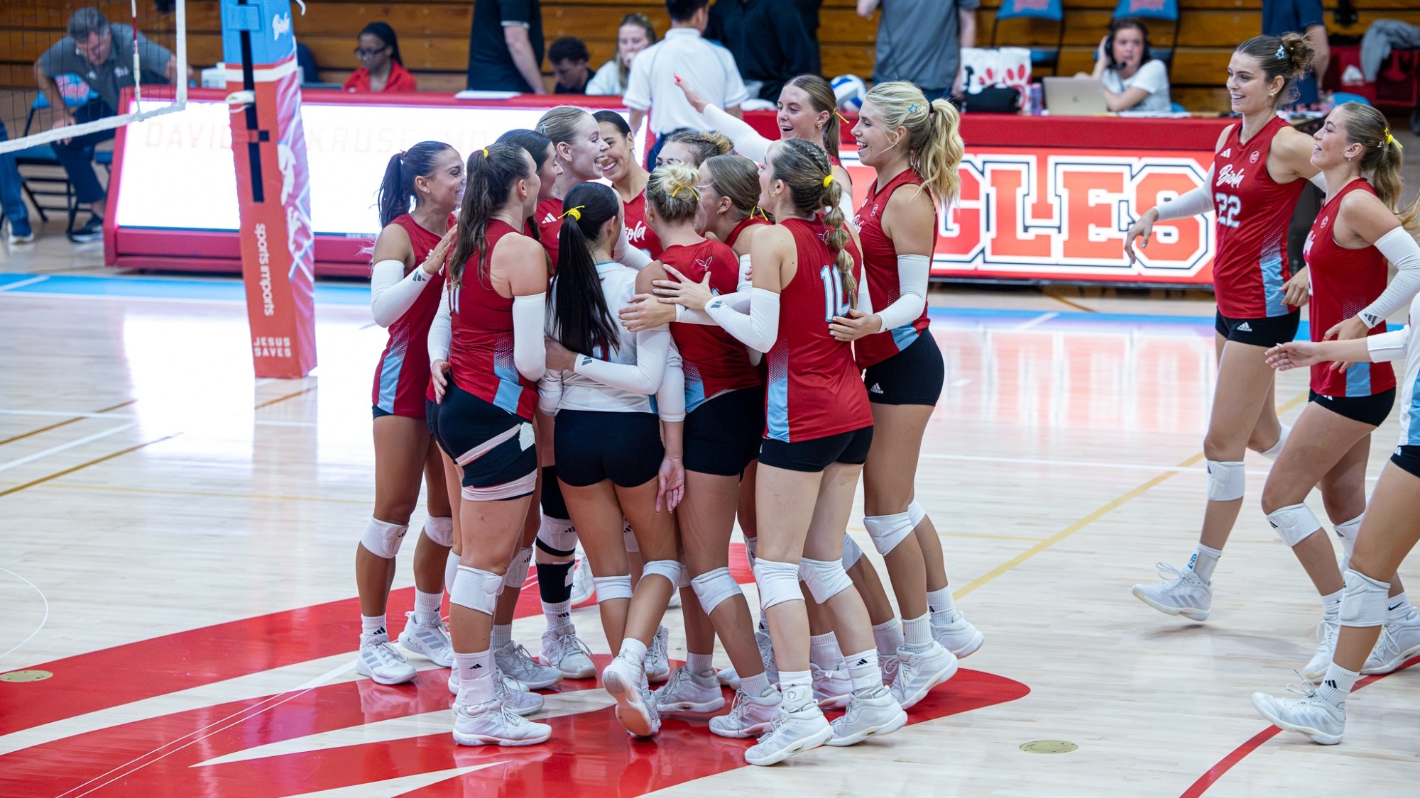 Team celebration