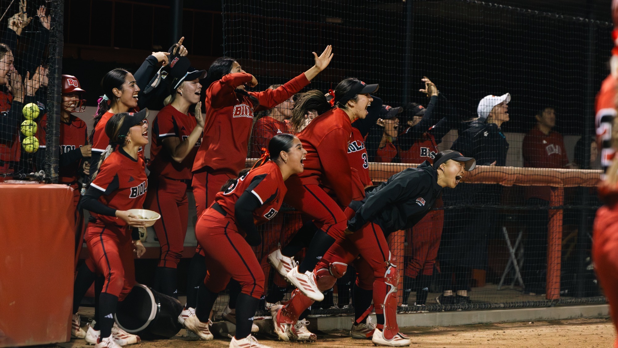 softball celebration
