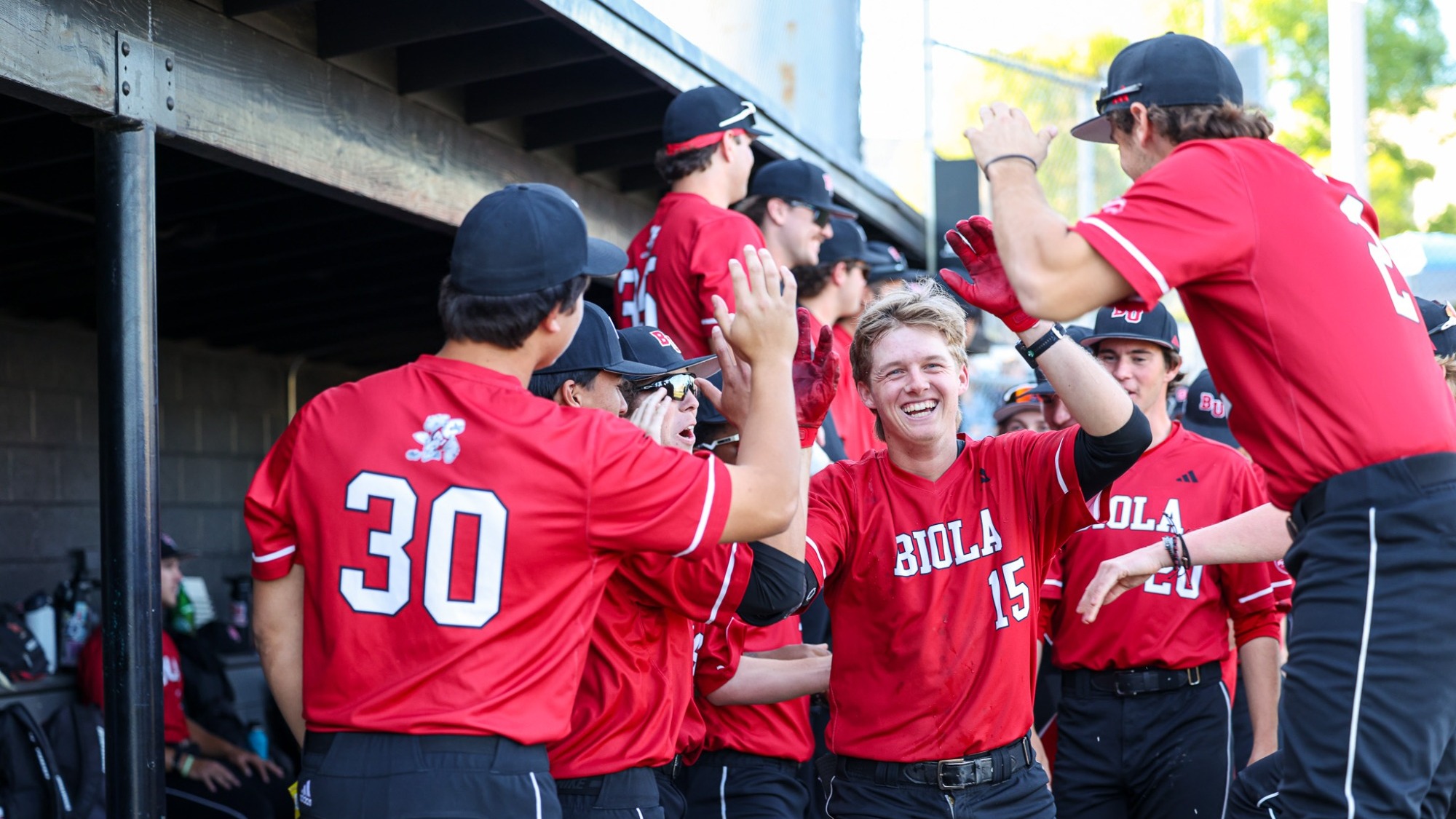 Cole Thomson Celebrating
